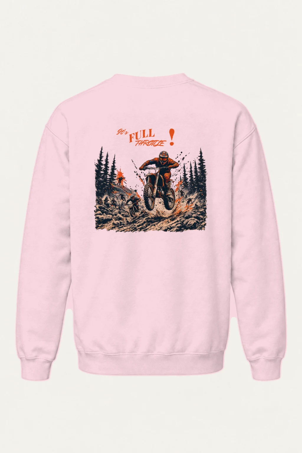 "Full Throttle" Heavy Blend Unisex Crewneck Sweatshirt | Gildan 18000