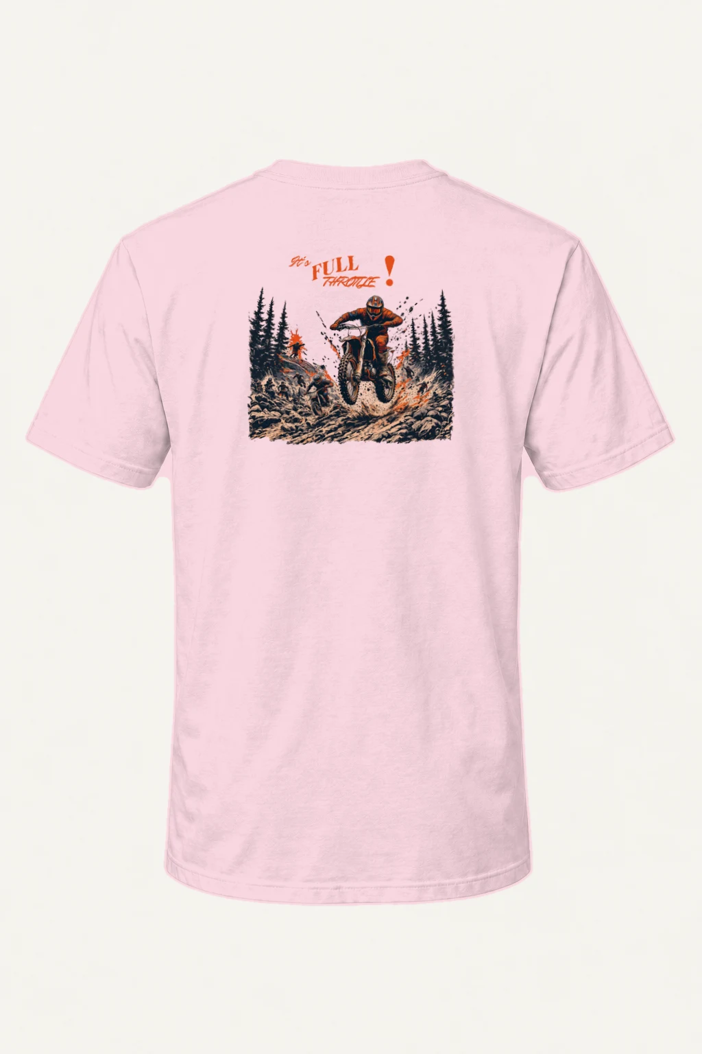 "Full Throttle" Heavyweight Unisex Crewneck T-shirt | Gildan 5000