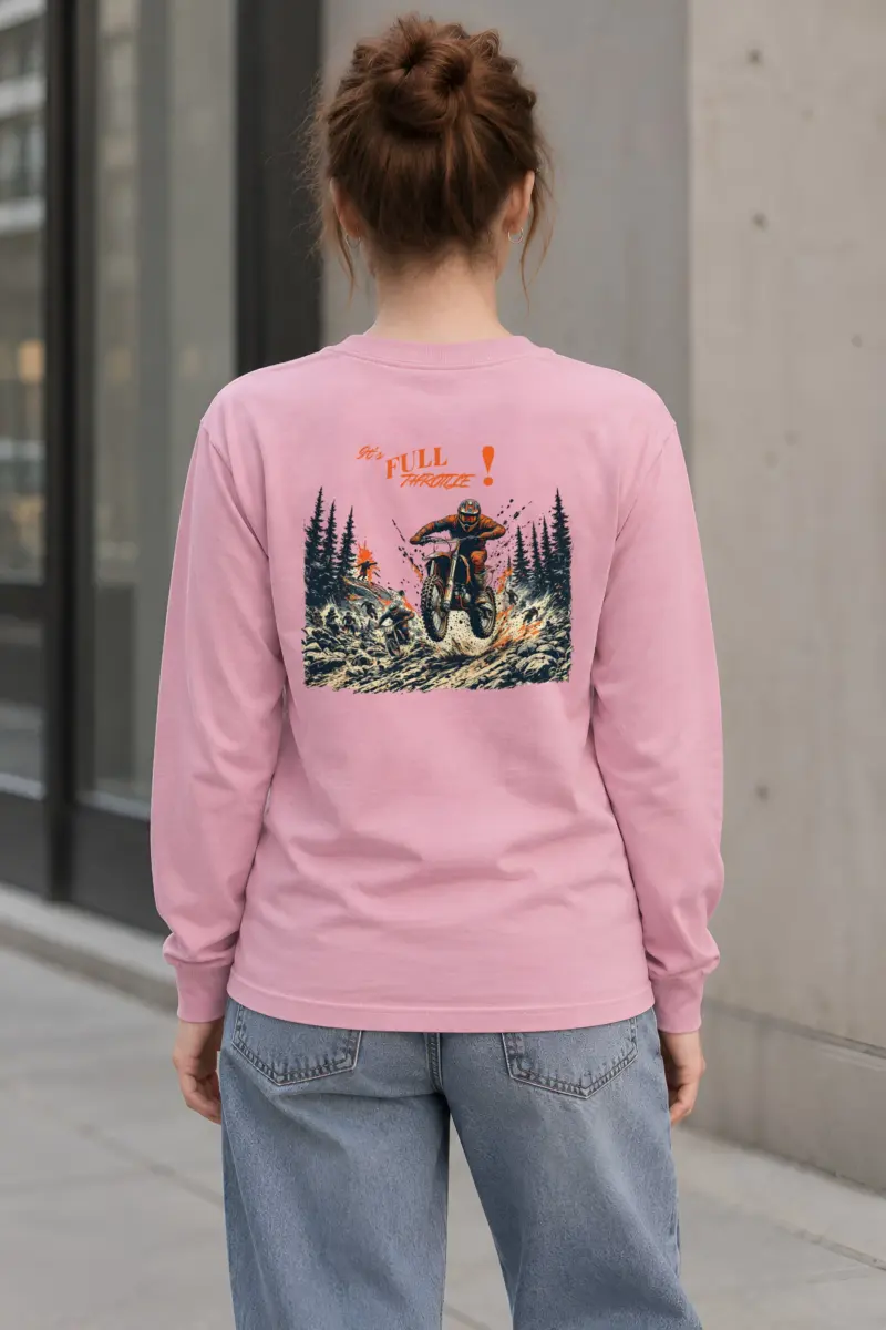 "Full Throttle" Unisex Longsleeve T-shirt