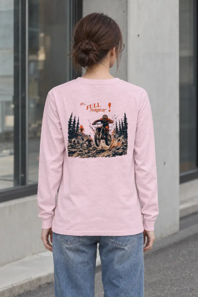 "Full Throttle" Unisex Longsleeve T-shirt