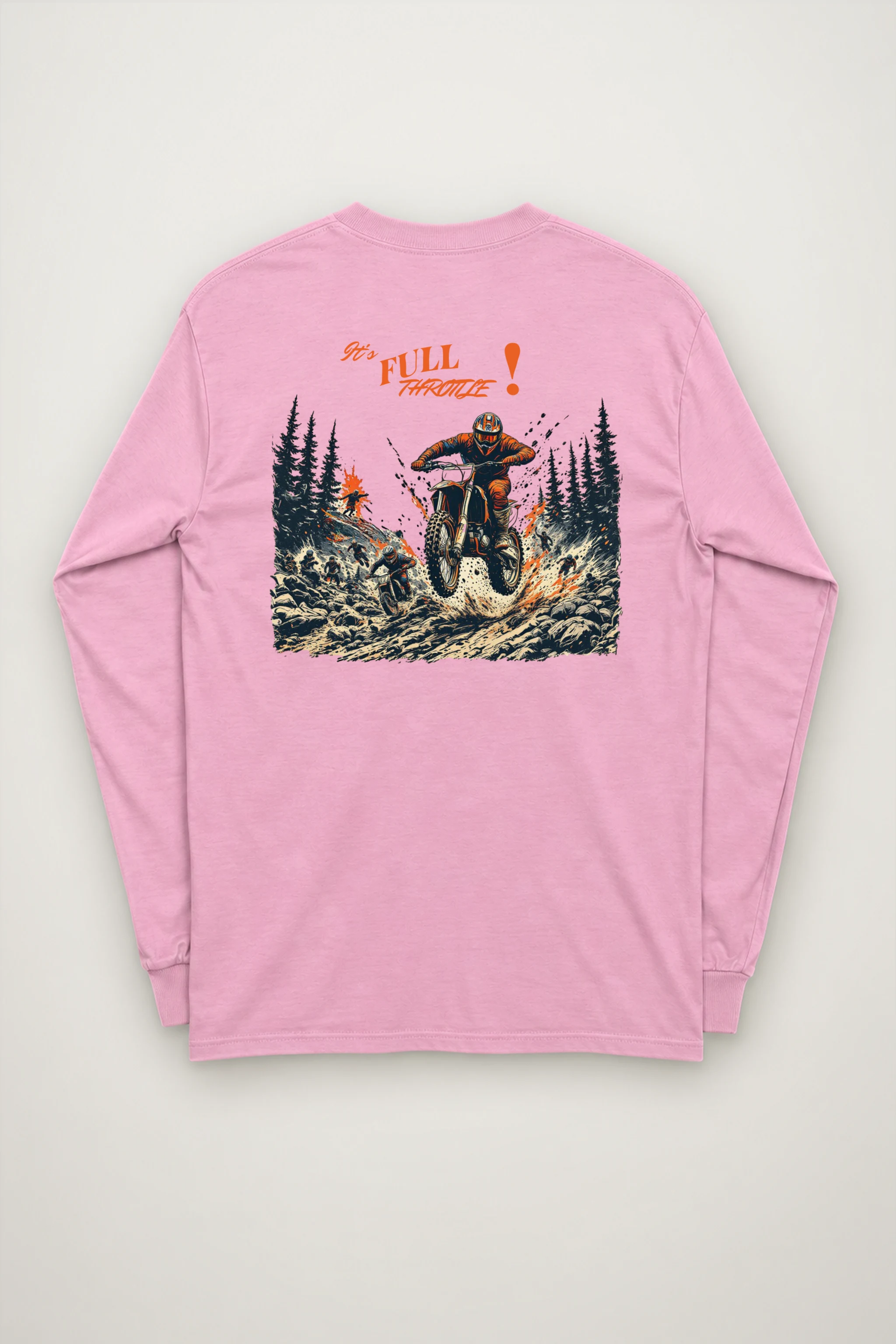"Full Throttle" Unisex Longsleeve T-shirt