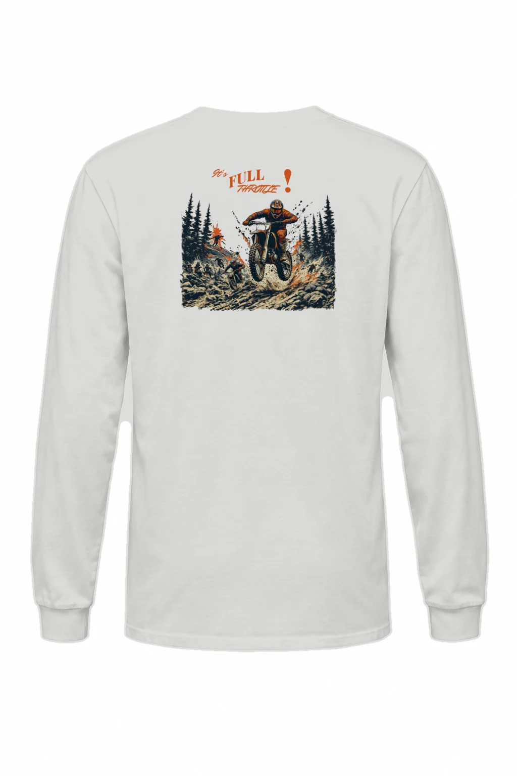 "Full Throttle" Unisex Longsleeve T-shirt | Gildan 2400