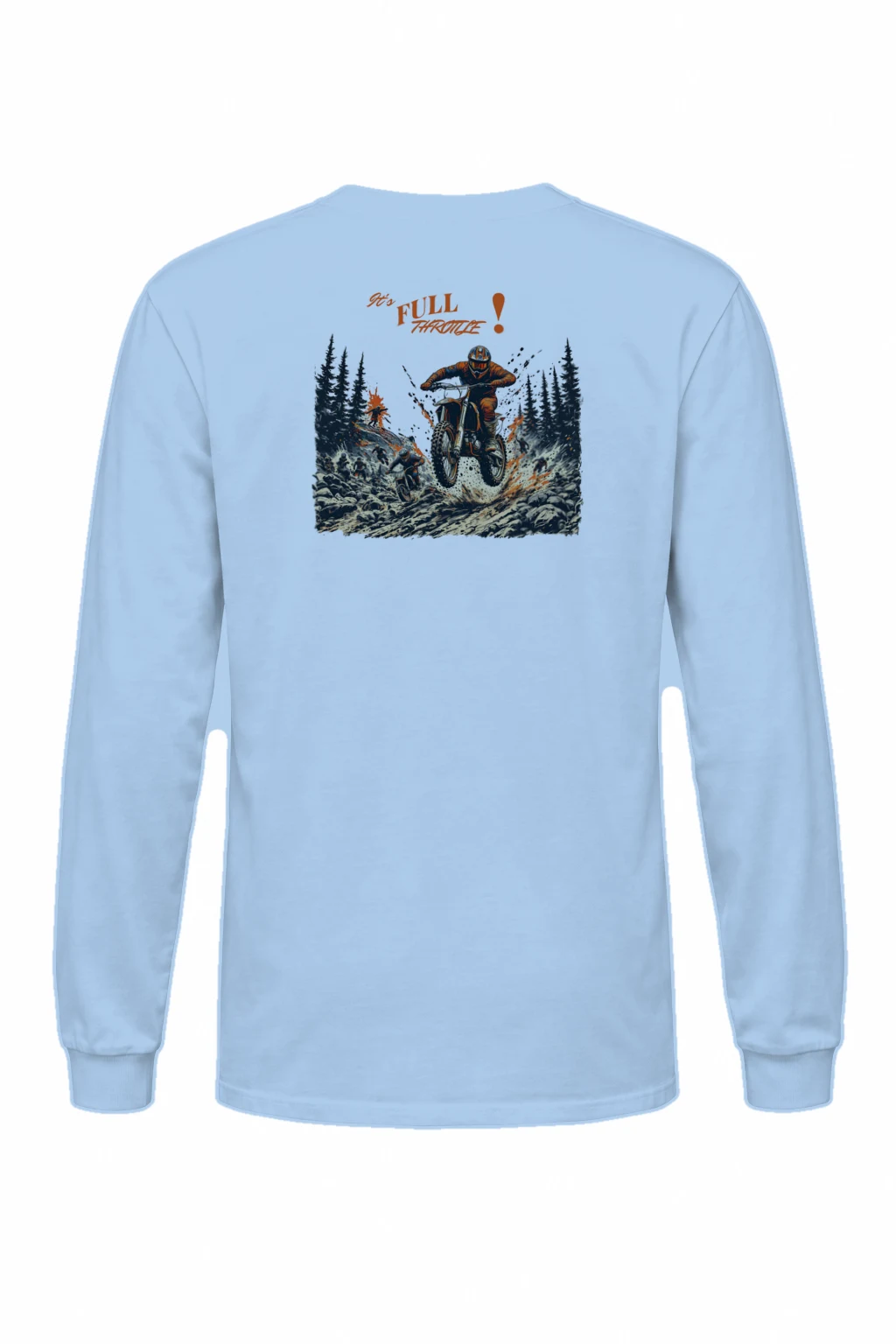 "Full Throttle" Unisex Longsleeve T-shirt | Gildan 2400