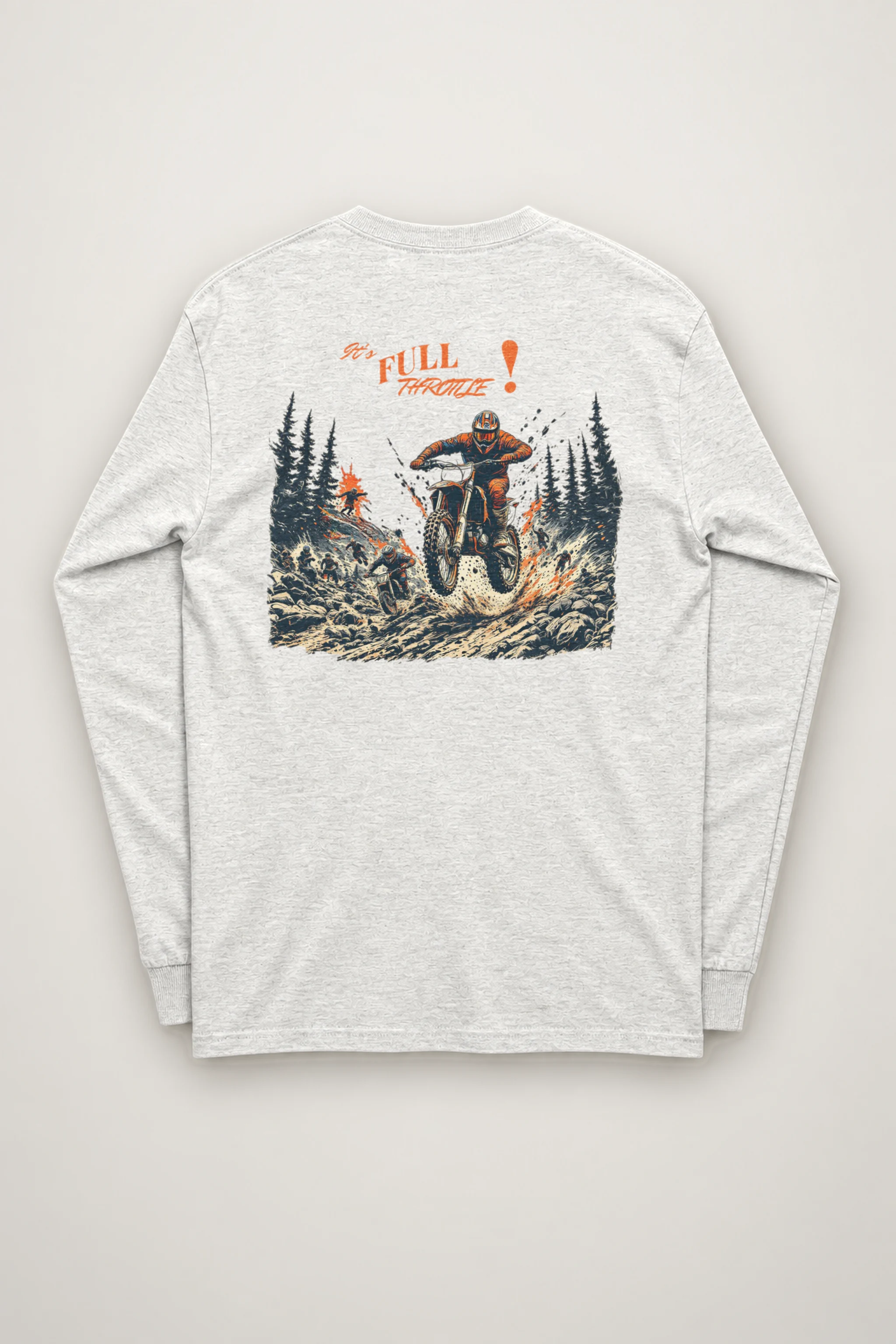 "Full Throttle" Unisex Longsleeve T-shirt