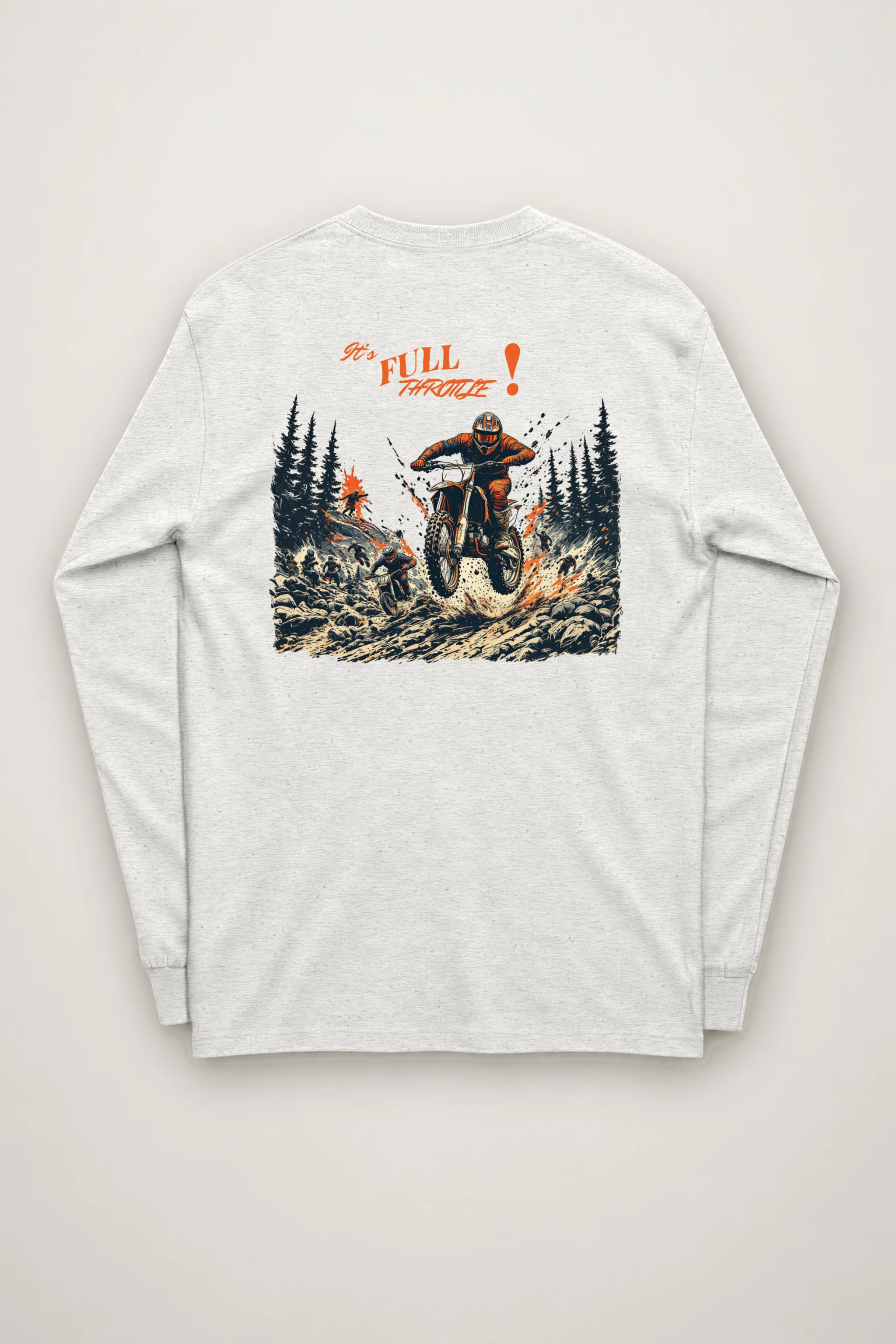 "Full Throttle" Unisex Longsleeve T-shirt
