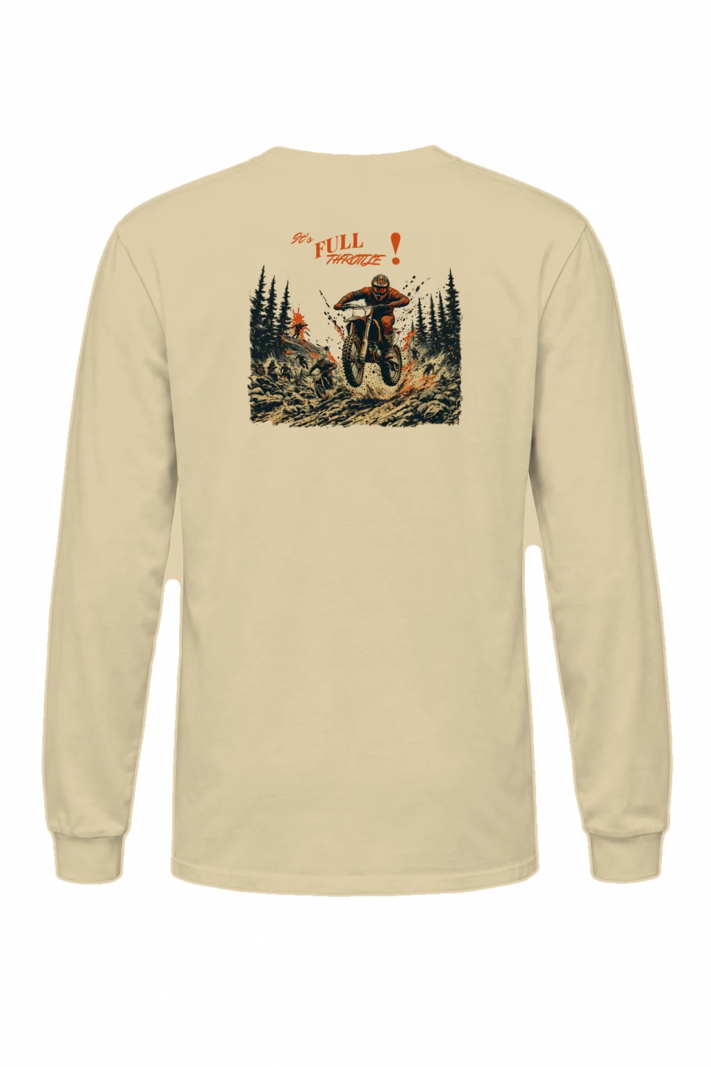 "Full Throttle" Unisex Longsleeve T-shirt | Gildan 2400