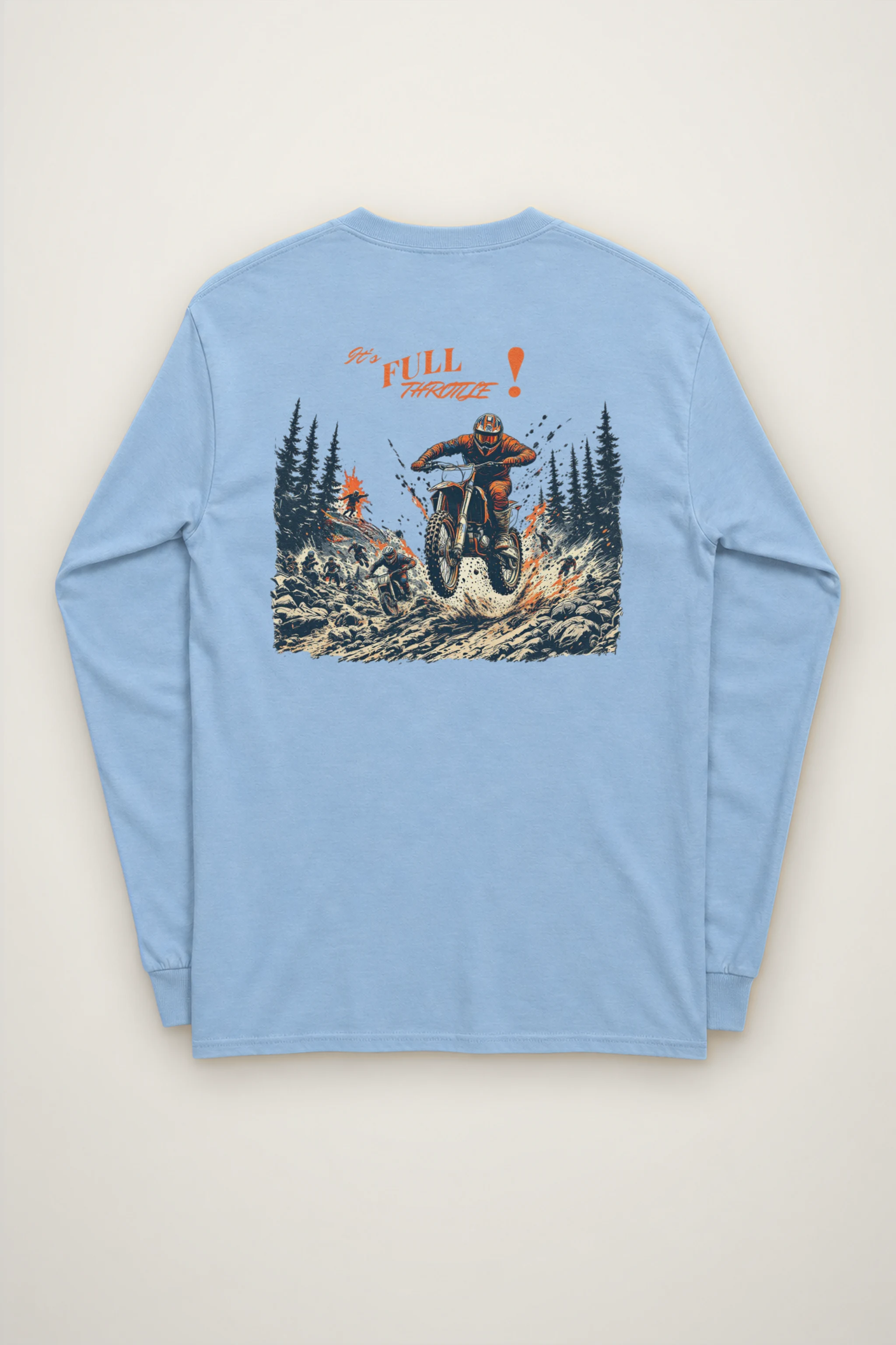 "Full Throttle" Unisex Longsleeve T-shirt