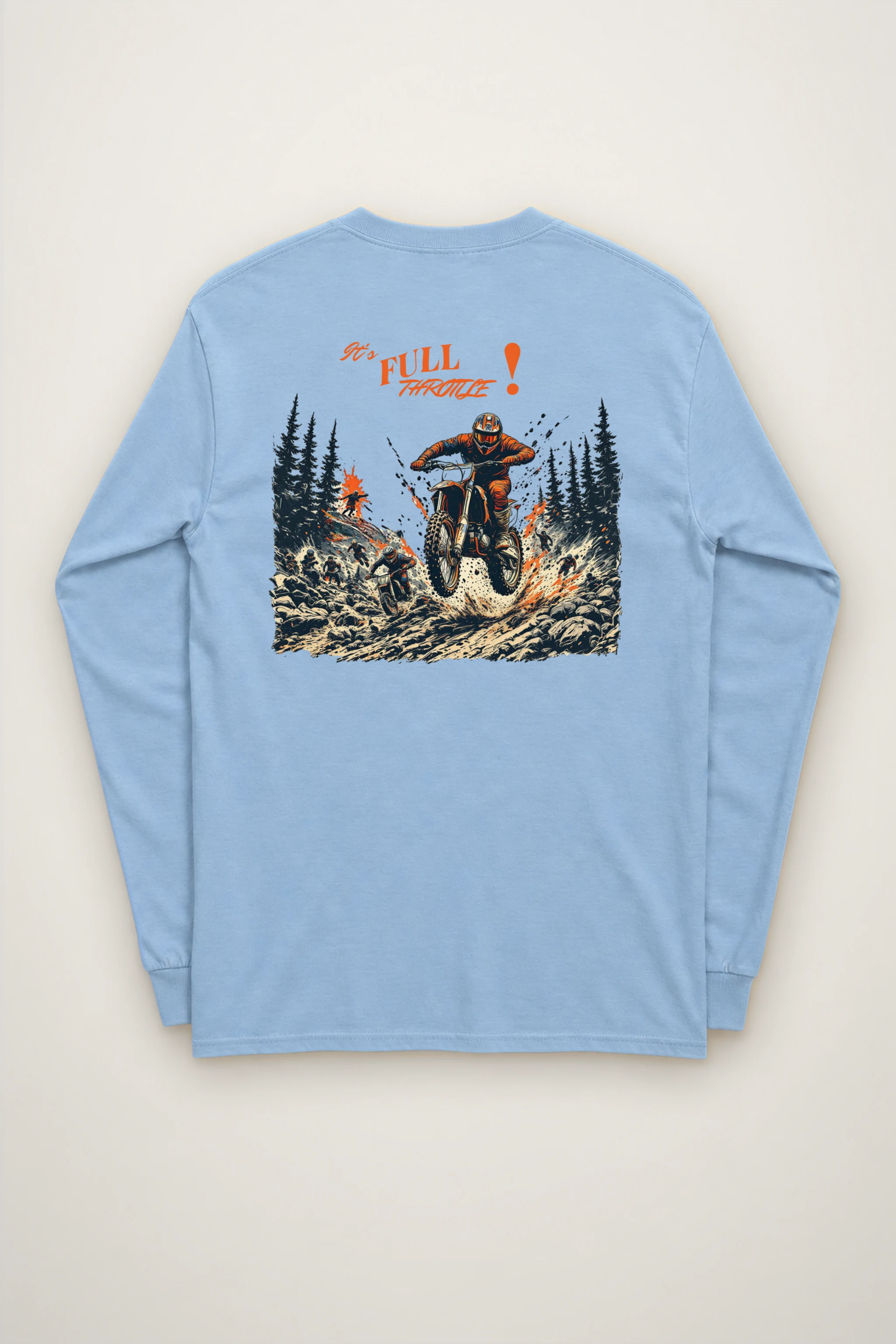 "Full Throttle" Unisex Longsleeve T-shirt