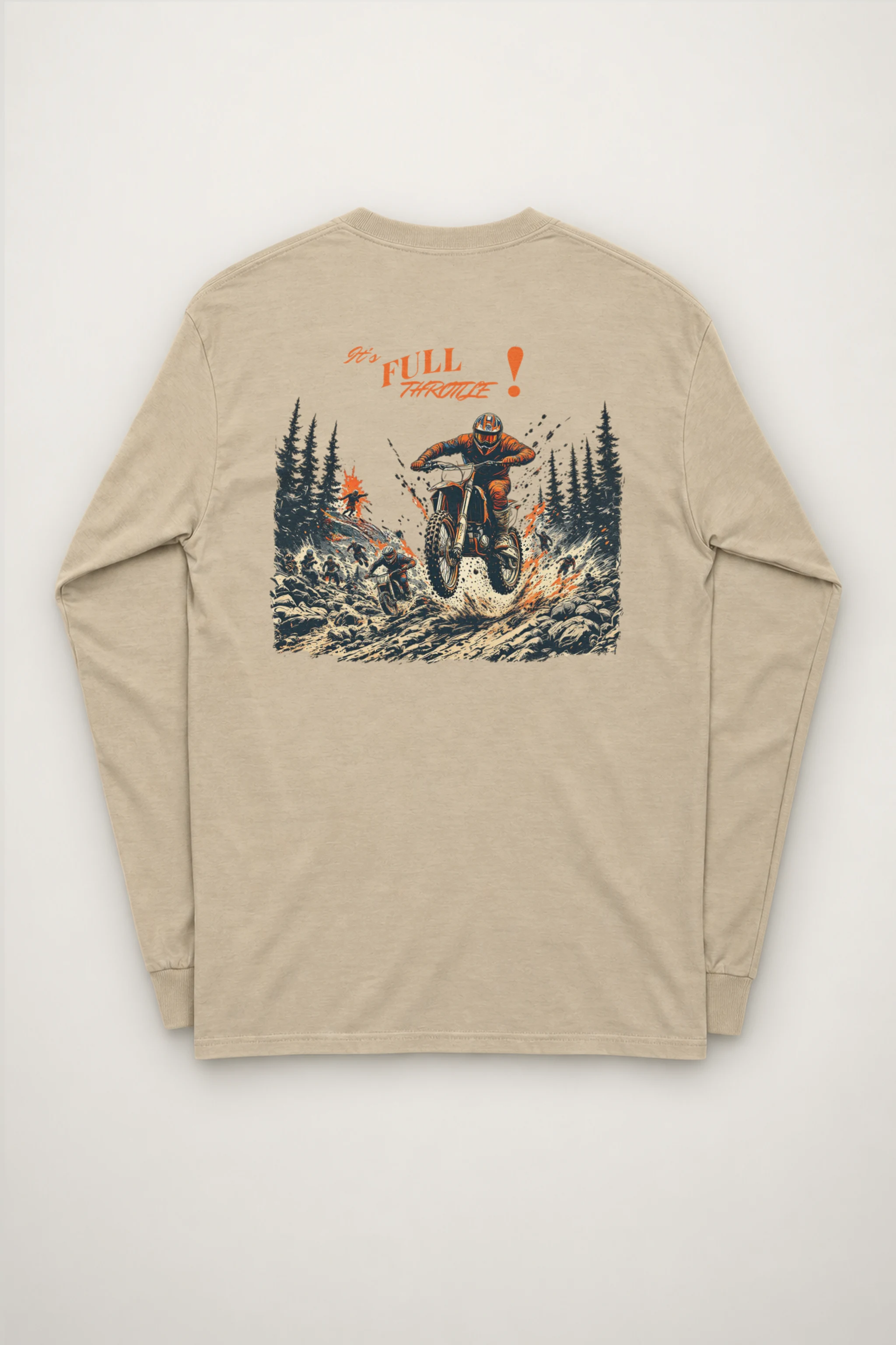 "Full Throttle" Unisex Longsleeve T-shirt
