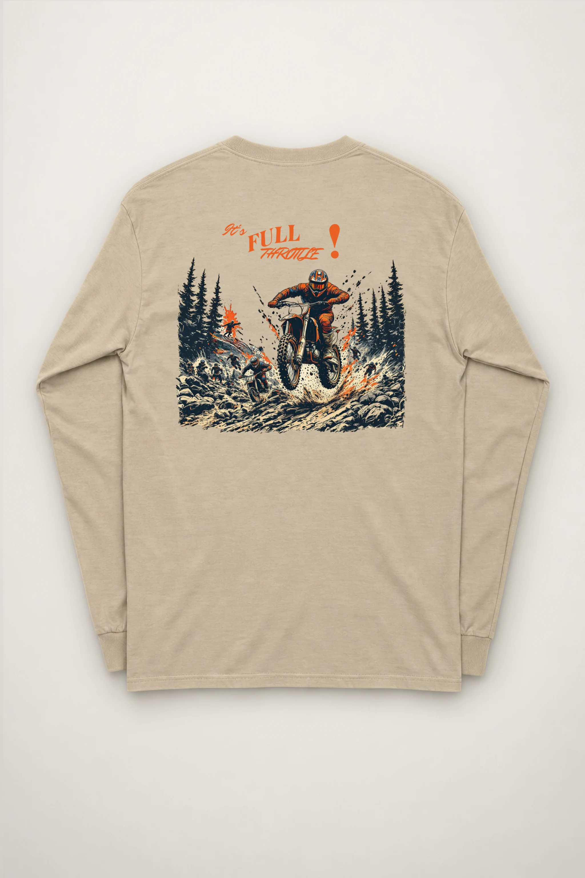 "Full Throttle" Unisex Longsleeve T-shirt