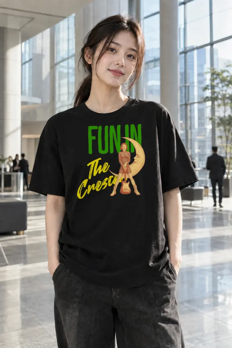 “Fun In The Crescent” Heavyweight Unisex Crewneck T-shirt | Gildan 5000
