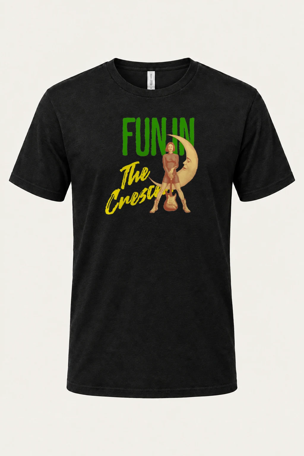"Fun In The Crescent" Heavyweight Unisex Crewneck T-shirt | Gildan 5000