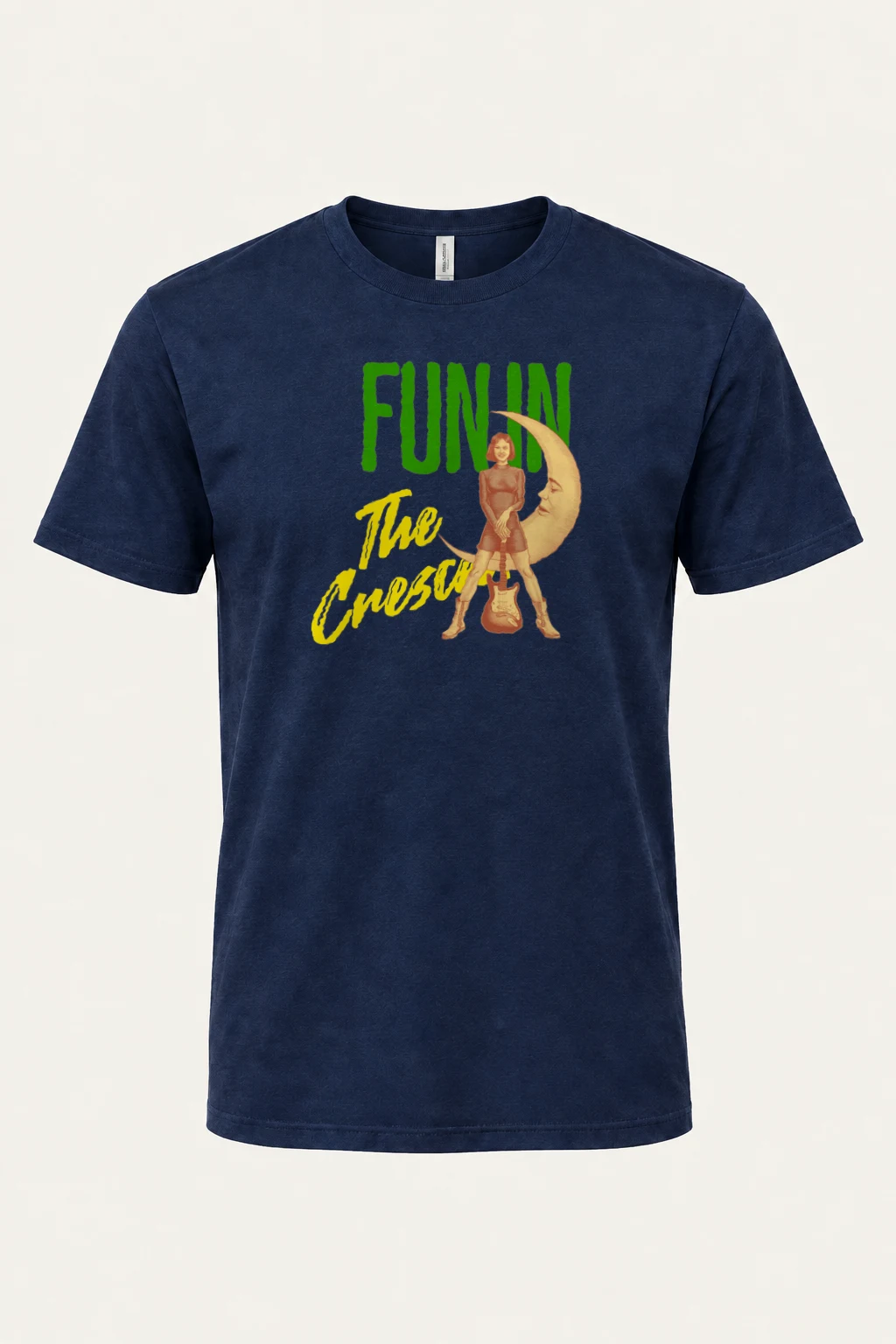 "Fun In The Crescent" Heavyweight Unisex Crewneck T-shirt | Gildan 5000