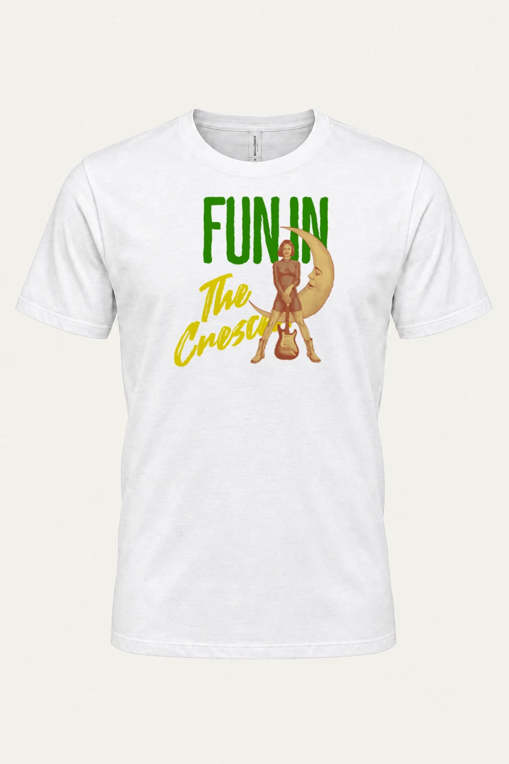 "Fun In The Crescent" Heavyweight Unisex Crewneck T-shirt | Gildan 5000