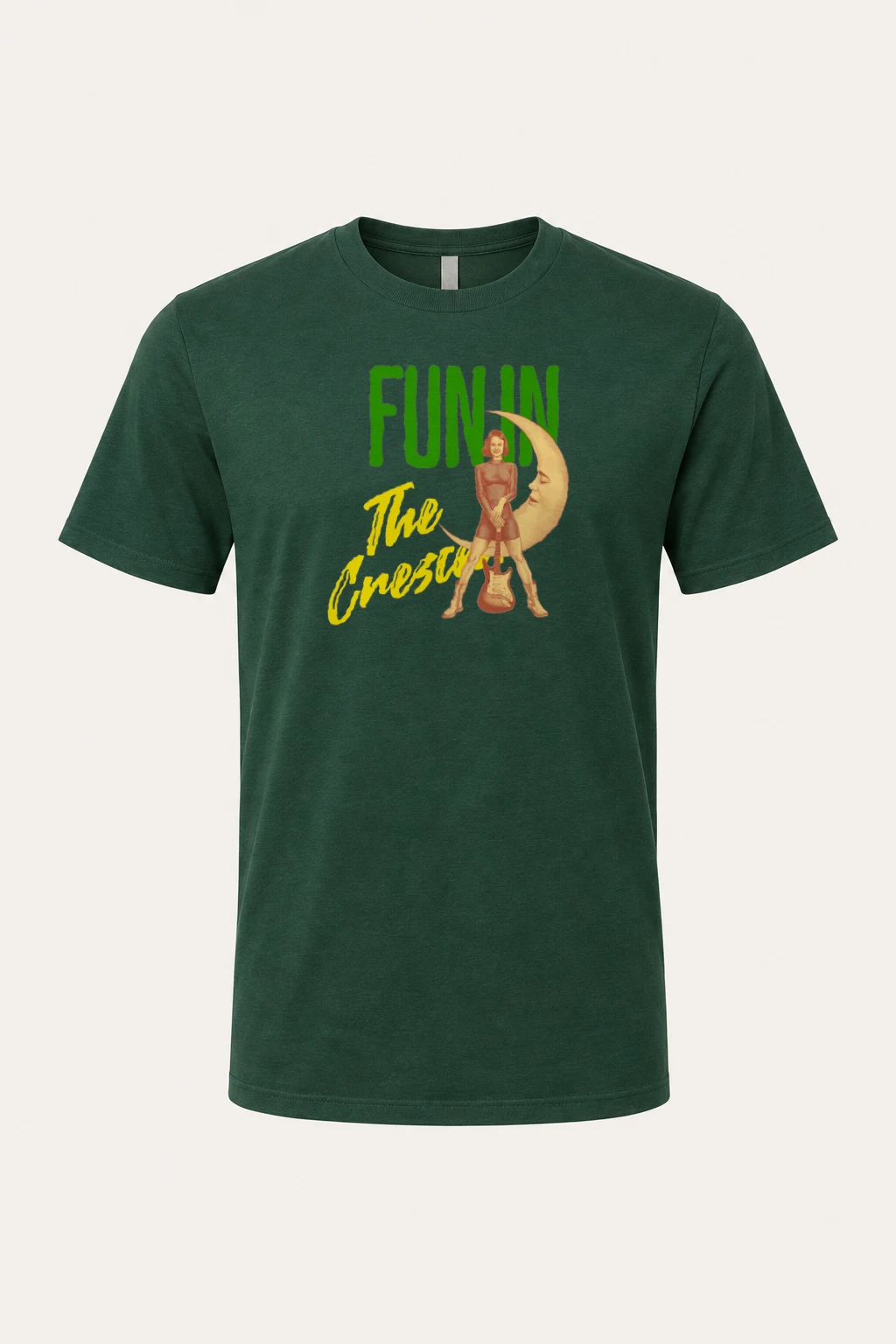 "Fun In The Crescent" Heavyweight Unisex Crewneck T-shirt | Gildan 5000