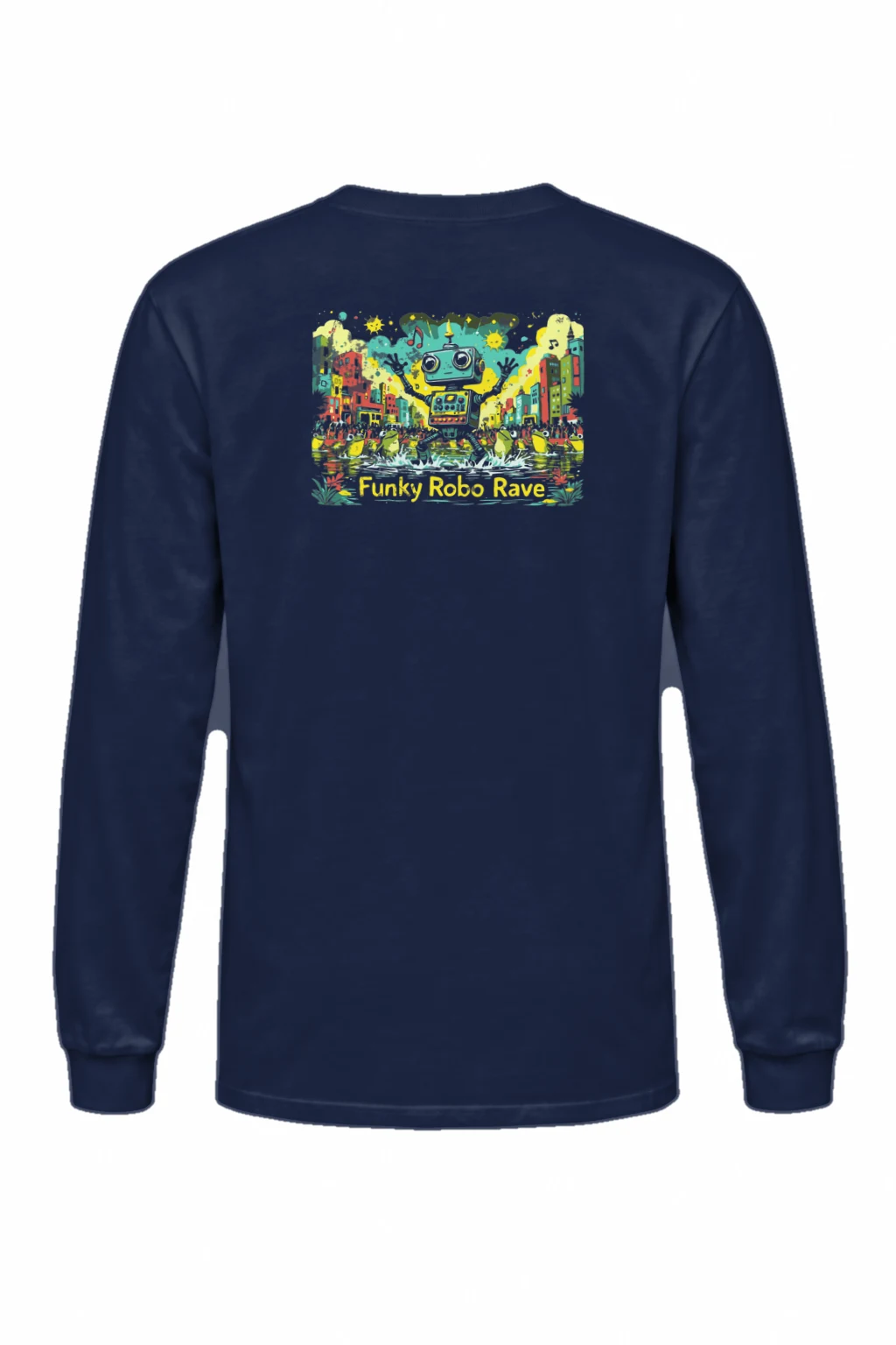 "Funky Robo Rave" Unisex Longsleeve T-shirt | Gildan 2400