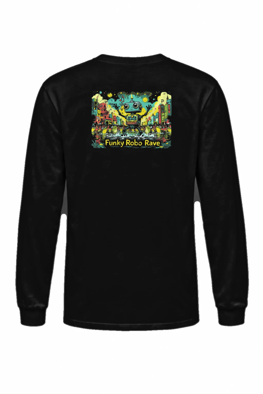 "Funky Robo Rave" Unisex Longsleeve T-shirt | Gildan 2400