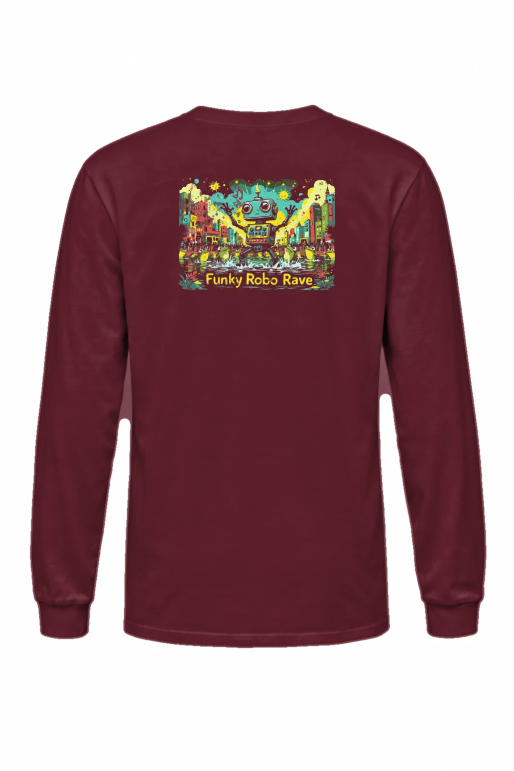 "Funky Robo Rave" Unisex Longsleeve T-shirt | Gildan 2400