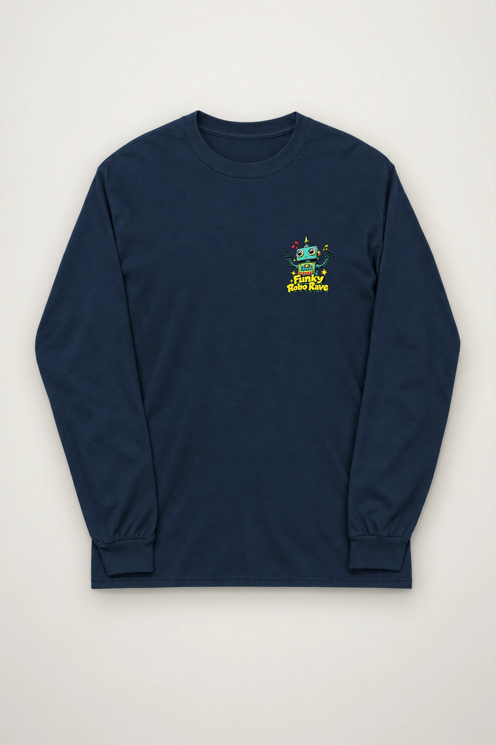 "Funky Robo Rave" Unisex Longsleeve T-shirt