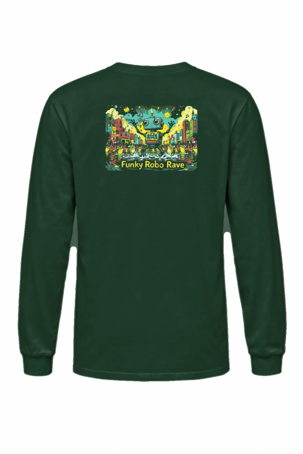 "Funky Robo Rave" Unisex Longsleeve T-shirt | Gildan 2400