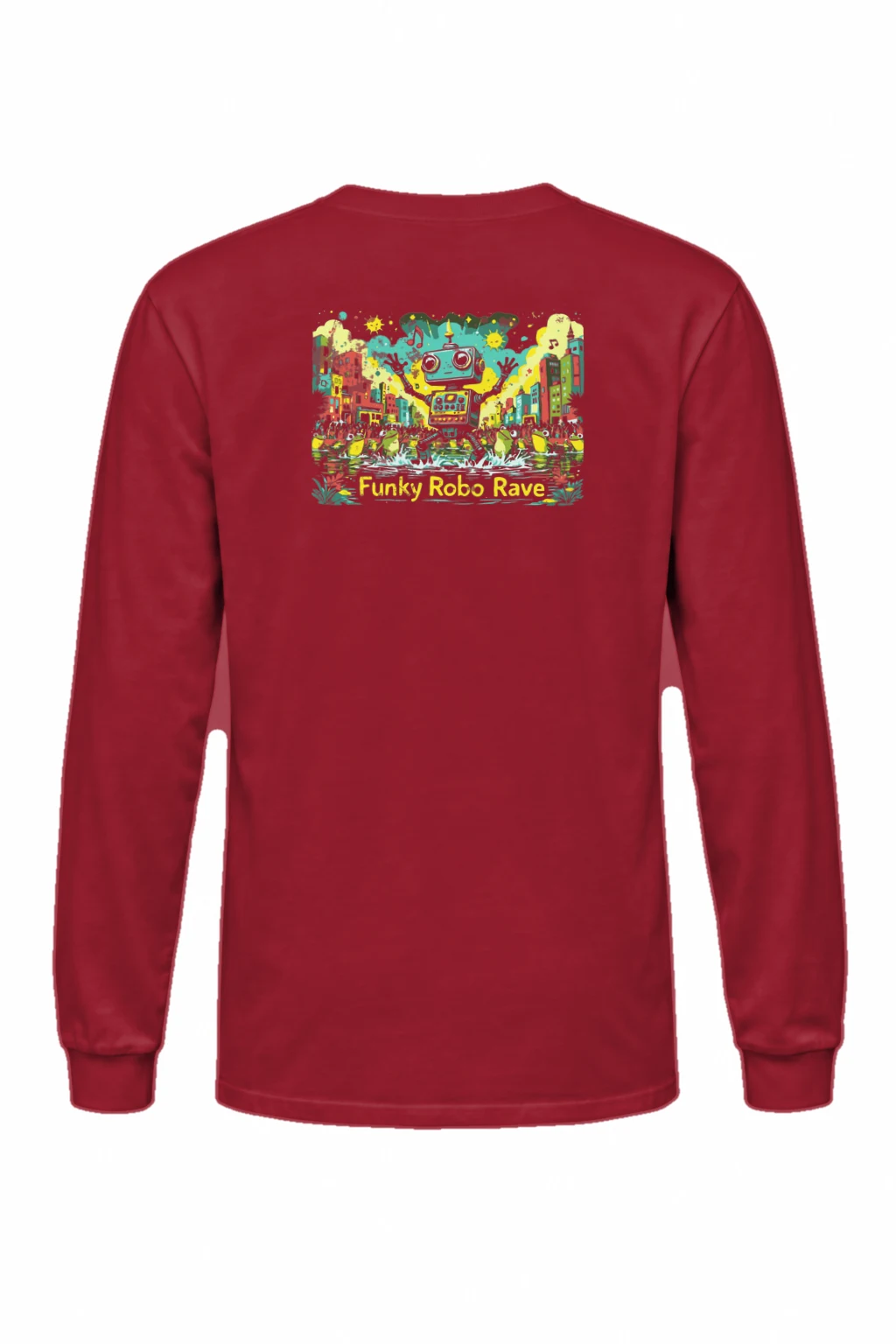 "Funky Robo Rave" Unisex Longsleeve T-shirt | Gildan 2400
