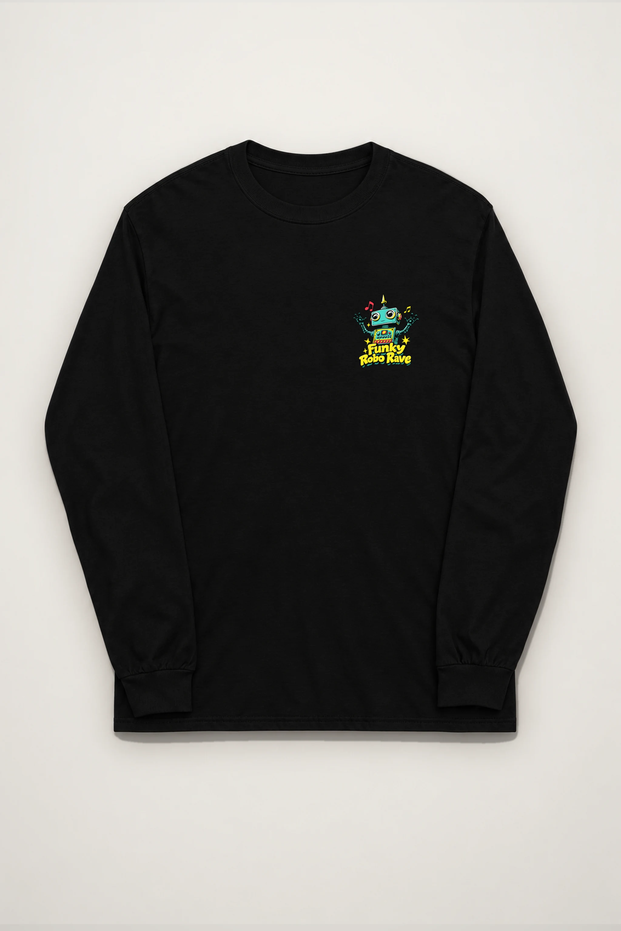 "Funky Robo Rave" Unisex Longsleeve T-shirt