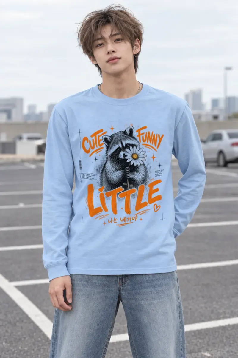 "Funny Little Good Mood" Unisex Longsleeve T-shirt