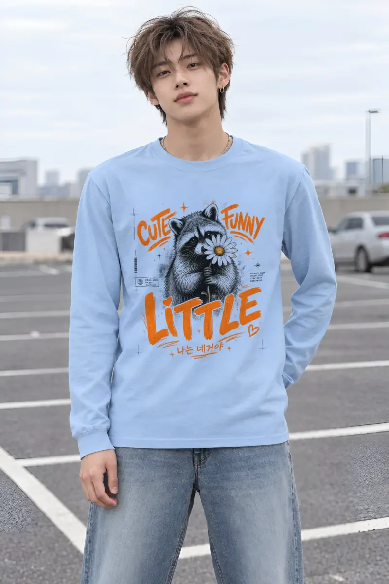 "Funny Little Good Mood" Unisex Longsleeve T-shirt