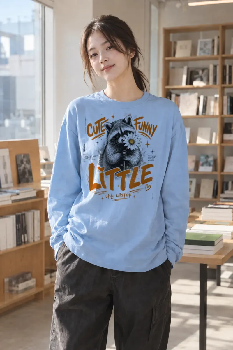 "Funny Little Good Mood" Unisex Longsleeve T-shirt | Gildan 2400