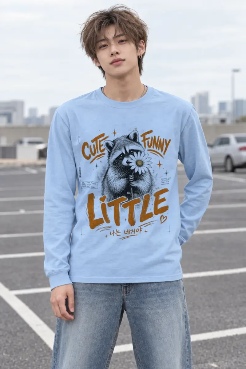 "Funny Little Good Mood" Unisex Longsleeve T-shirt