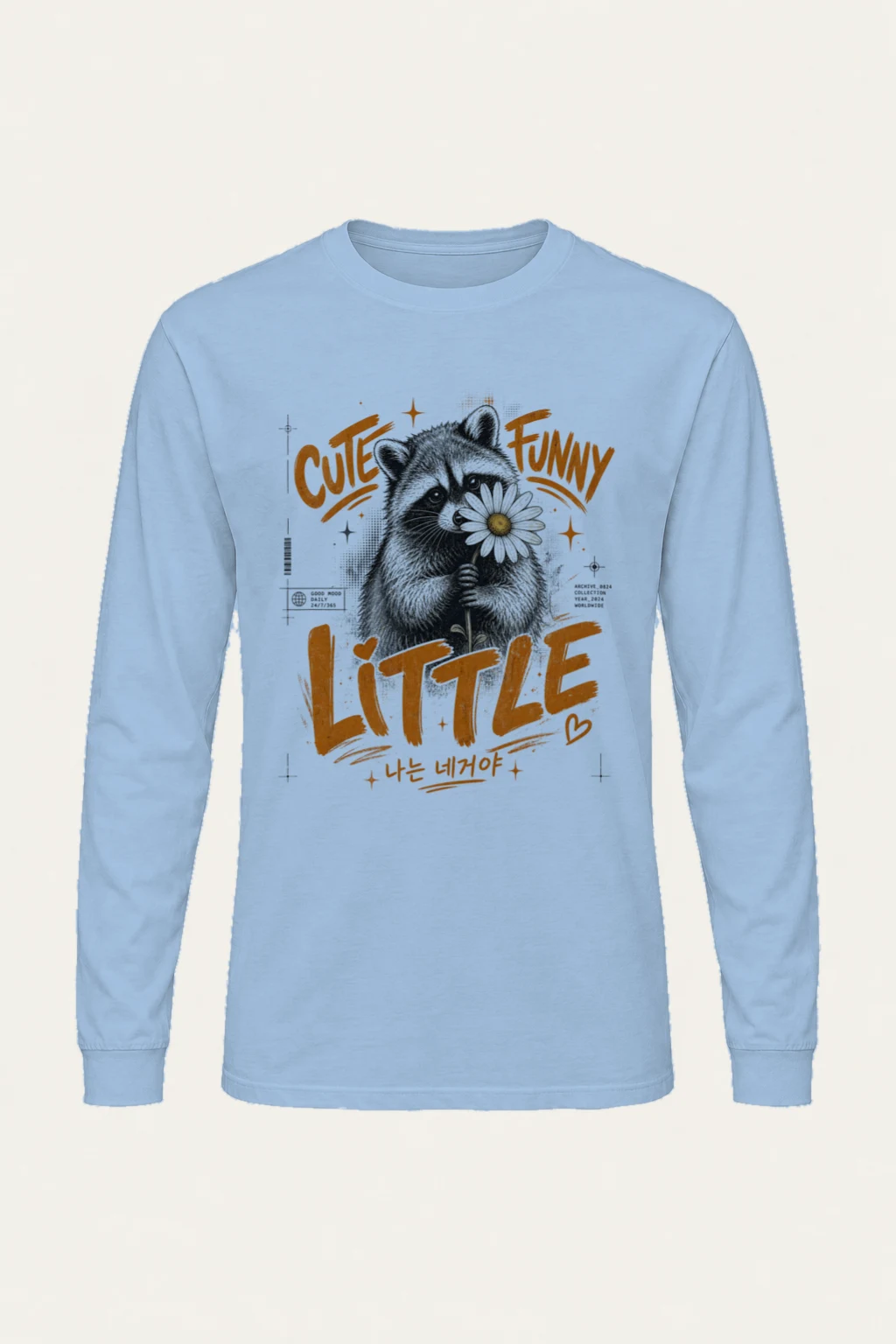 "Funny Little Good Mood" Unisex Longsleeve T-shirt | Gildan 2400