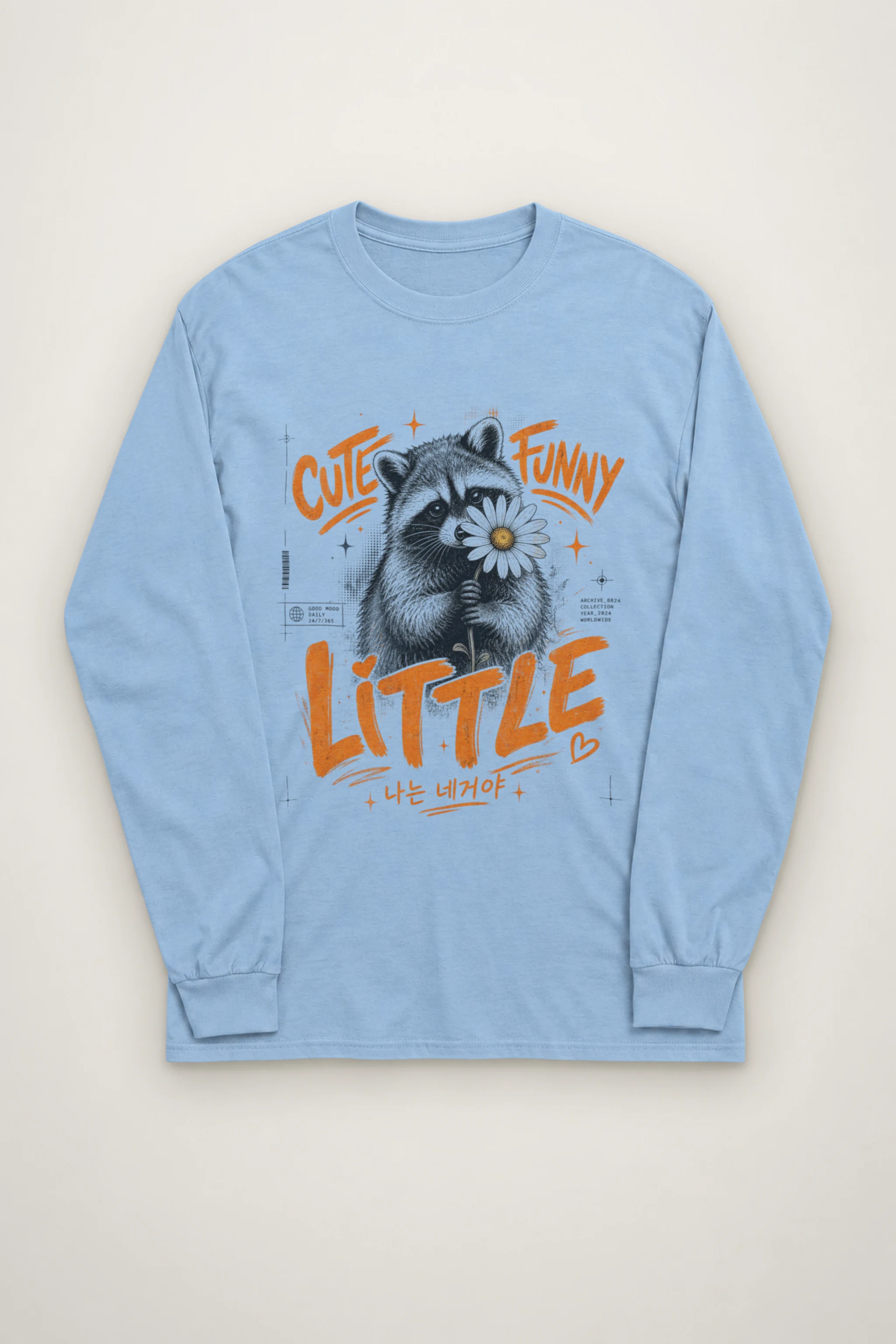 "Funny Little Good Mood" Unisex Longsleeve T-shirt