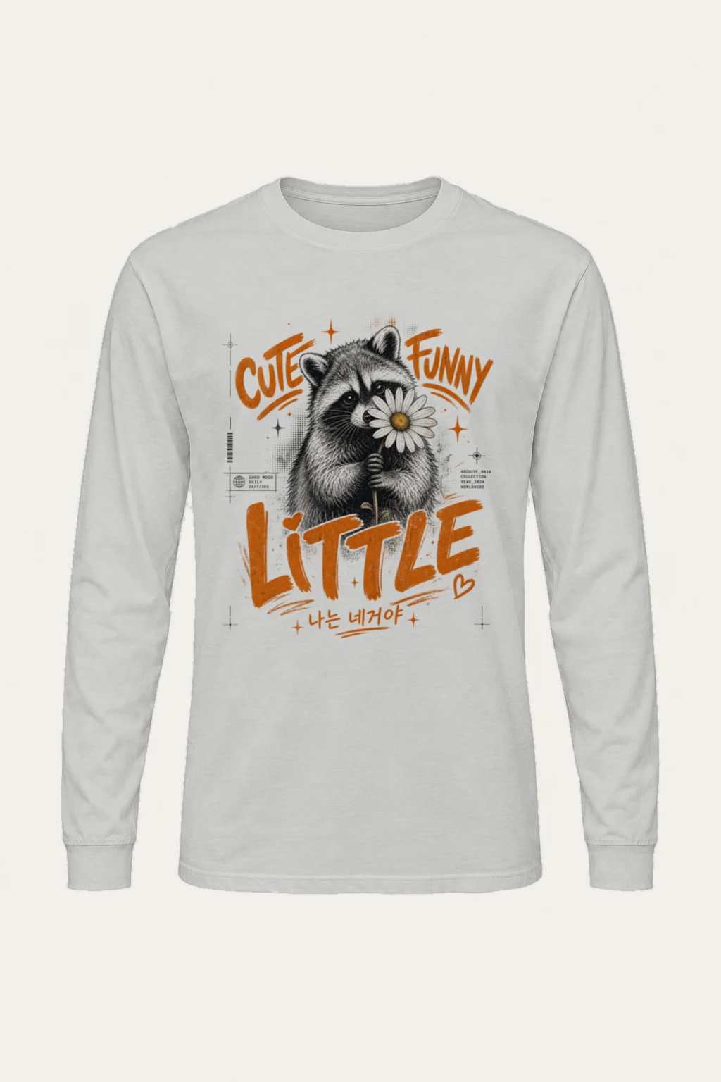 "Funny Little Good Mood" Unisex Longsleeve T-shirt | Gildan 2400