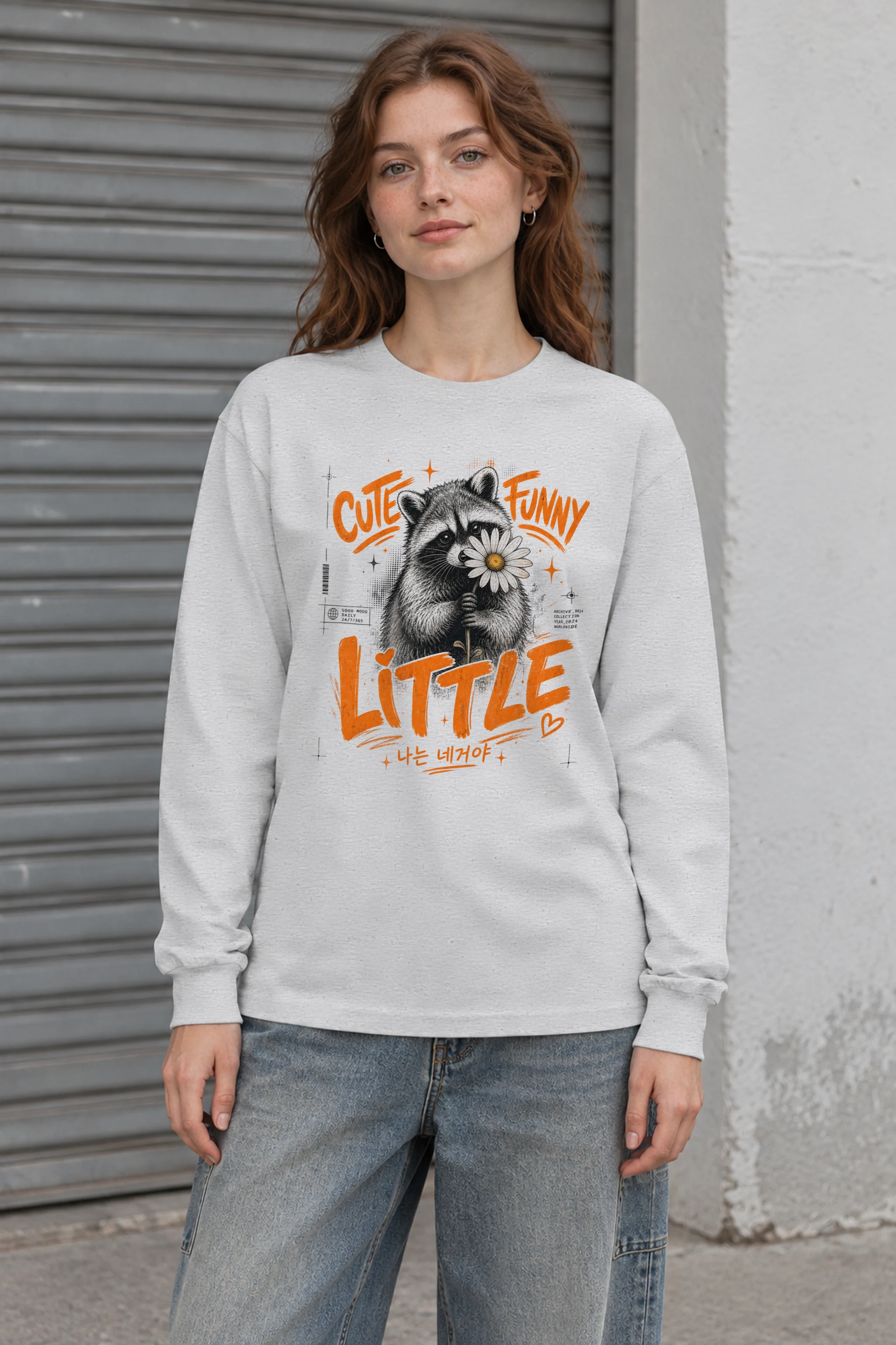 "Funny Little Good Mood" Unisex Longsleeve T-shirt