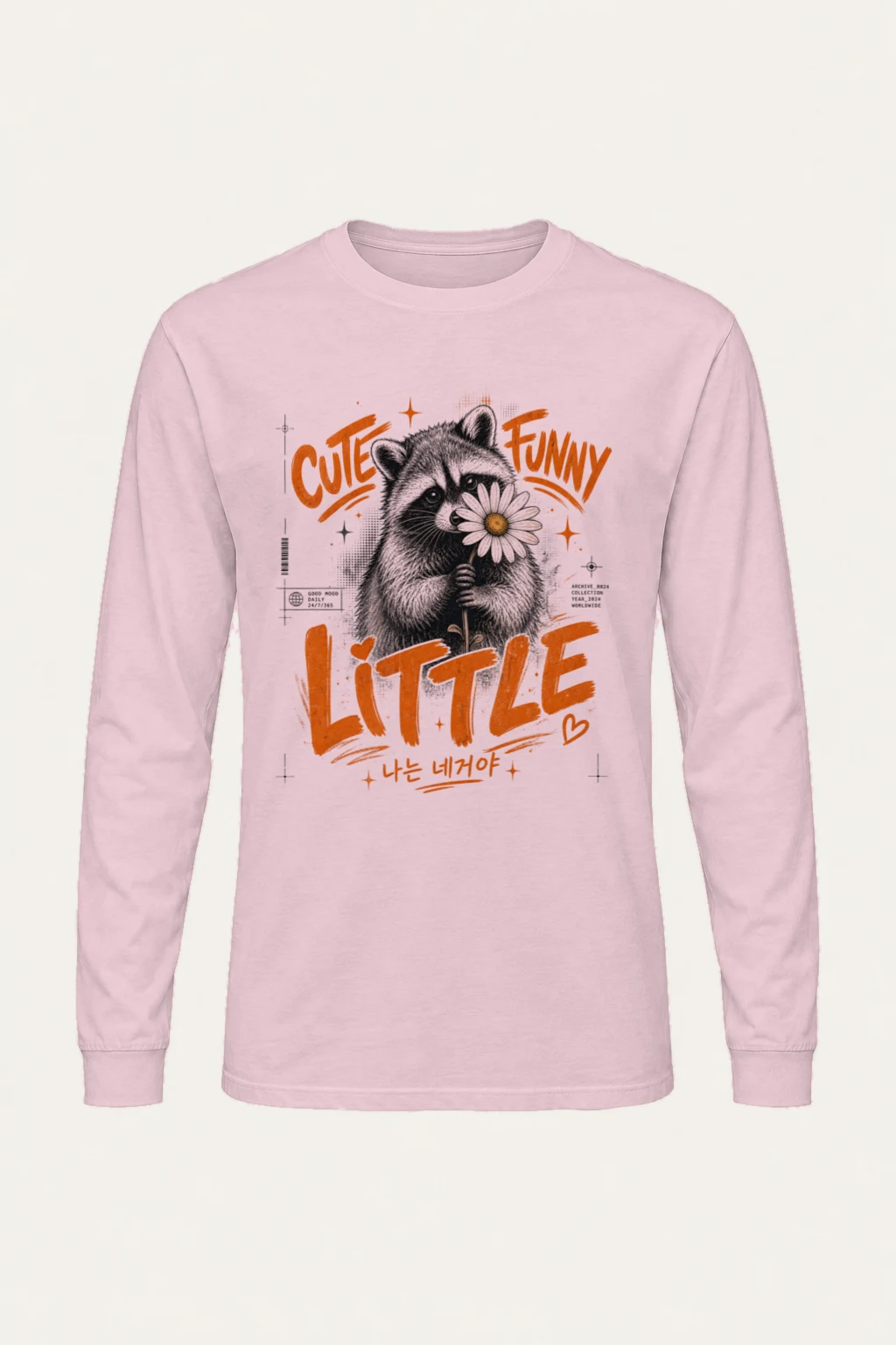 "Funny Little Good Mood" Unisex Longsleeve T-shirt | Gildan 2400