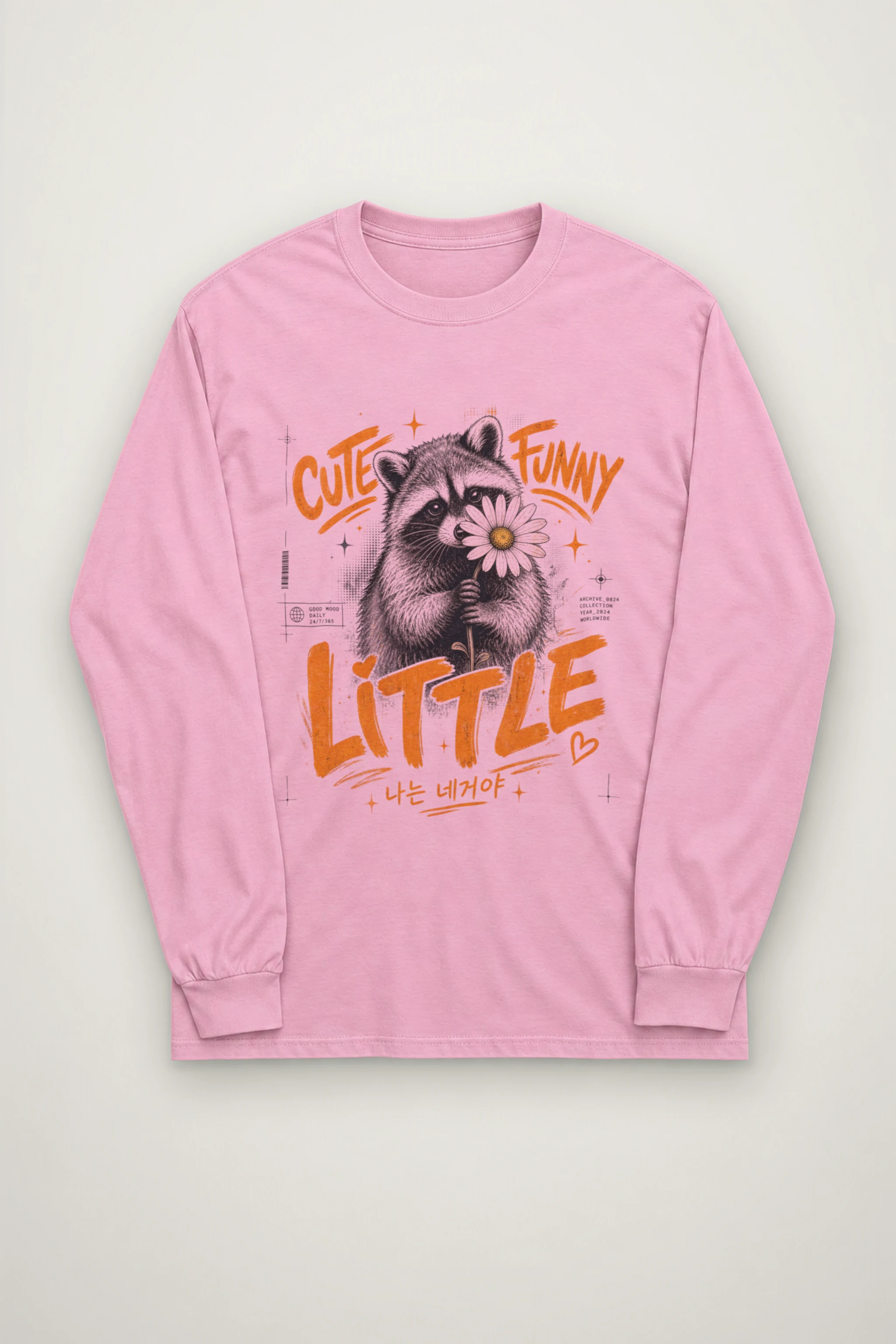 "Funny Little Good Mood" Unisex Longsleeve T-shirt