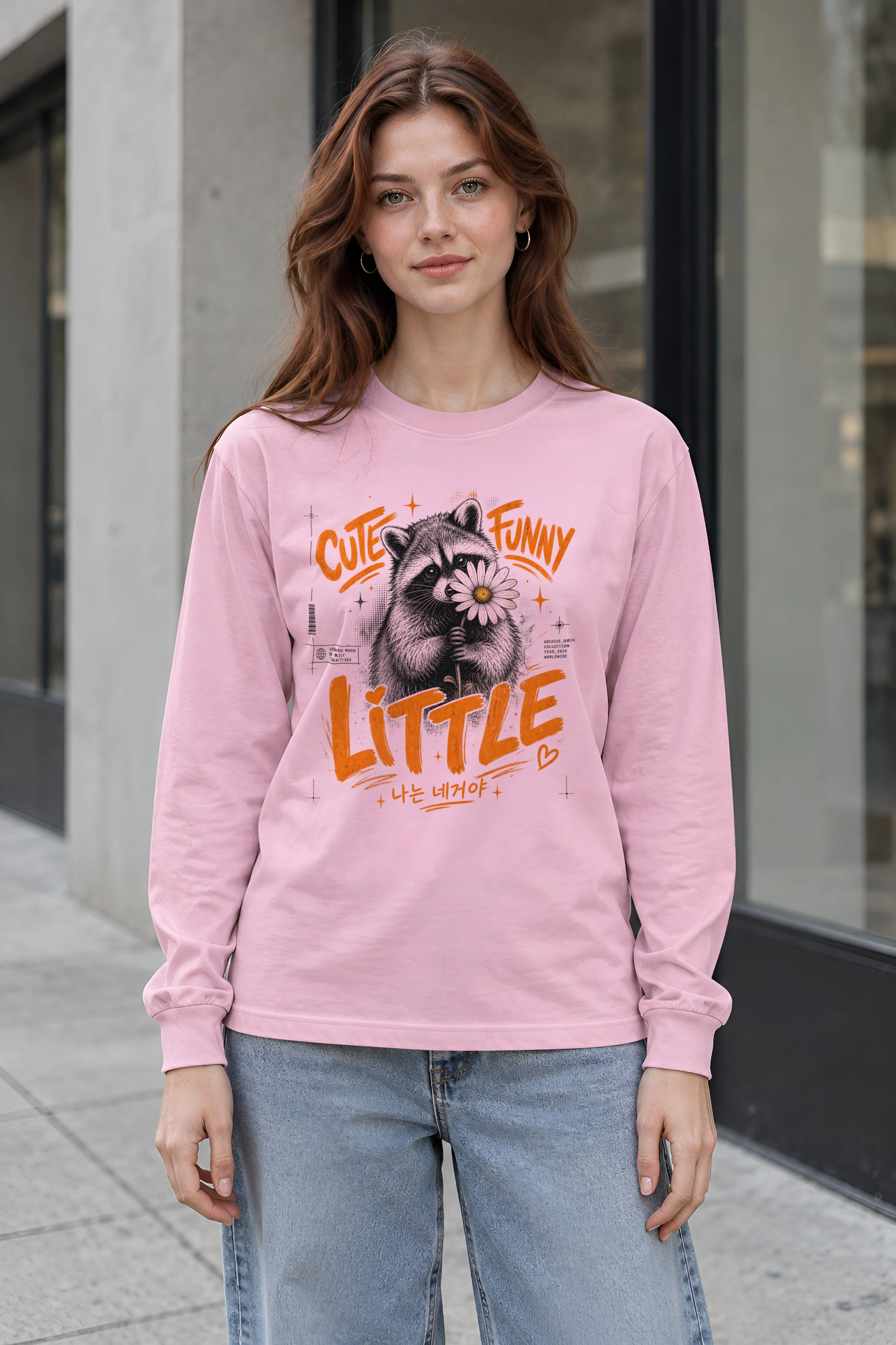 "Funny Little Good Mood" Unisex Longsleeve T-shirt