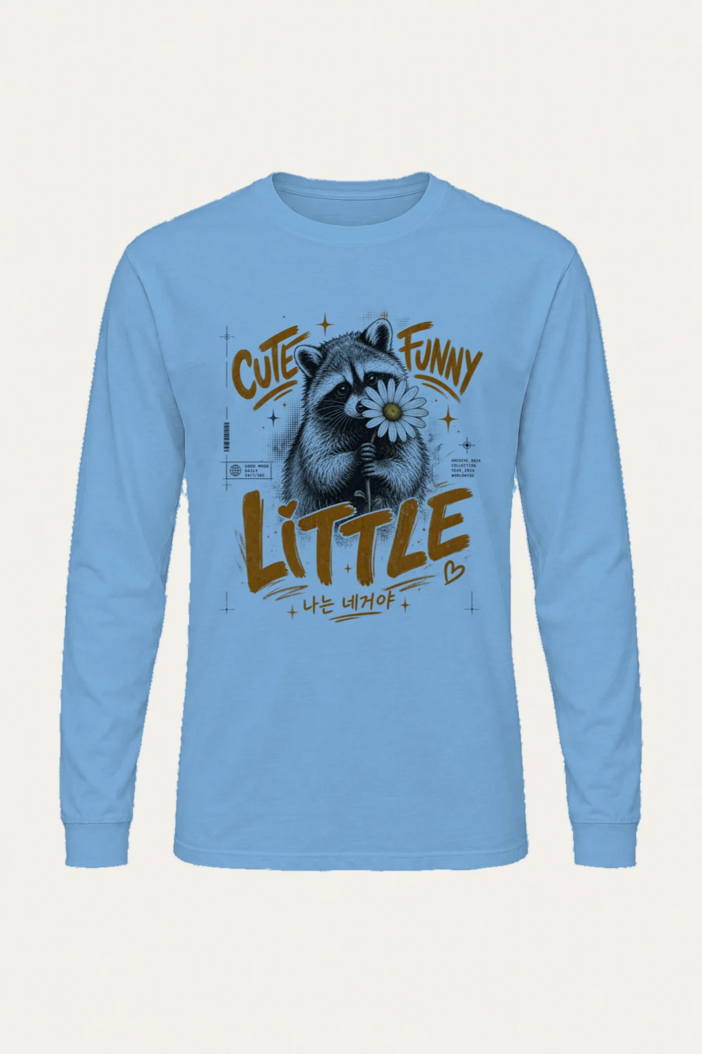 "Funny Little Good Mood" Unisex Longsleeve T-shirt | Gildan 2400