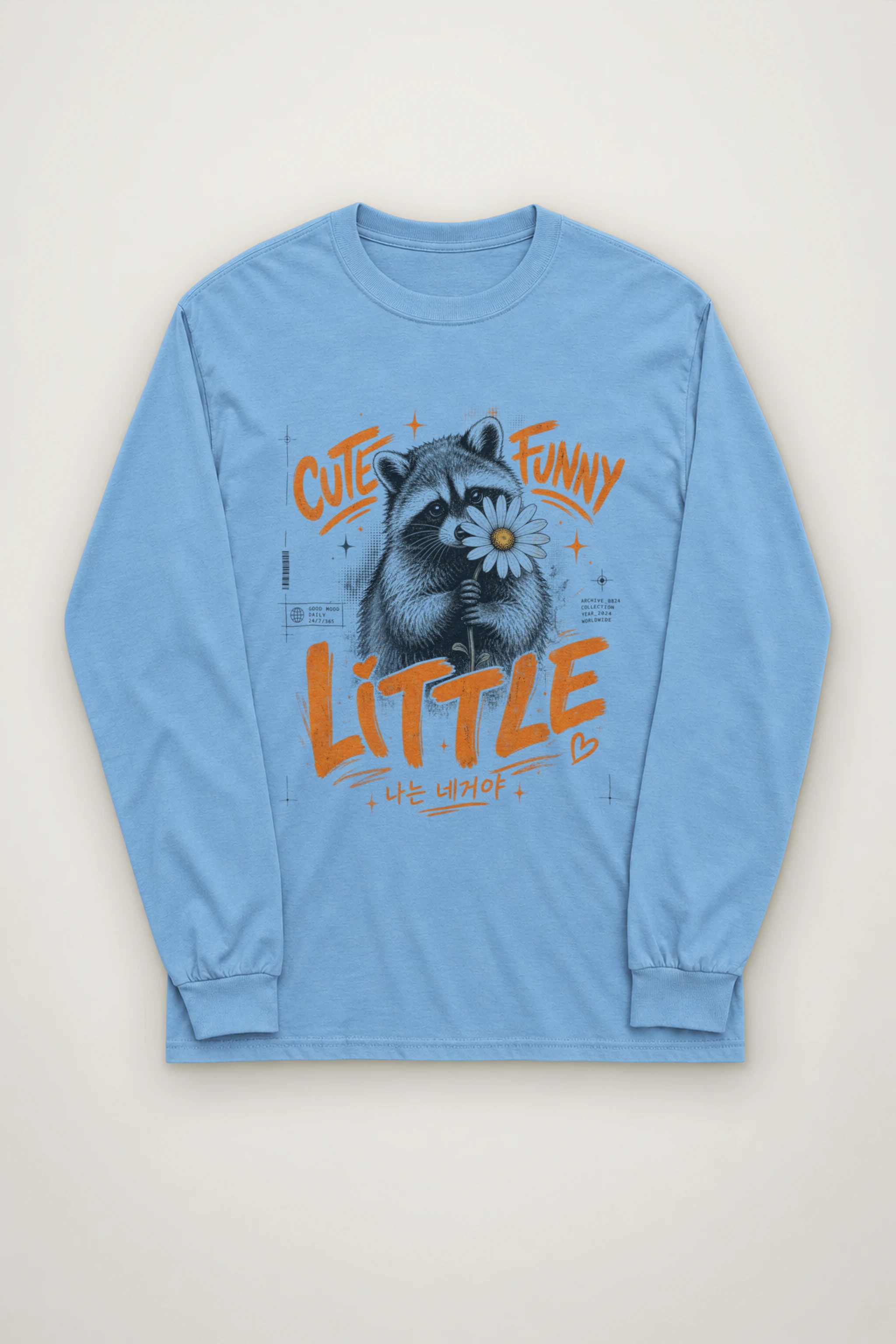 "Funny Little Good Mood" Unisex Longsleeve T-shirt