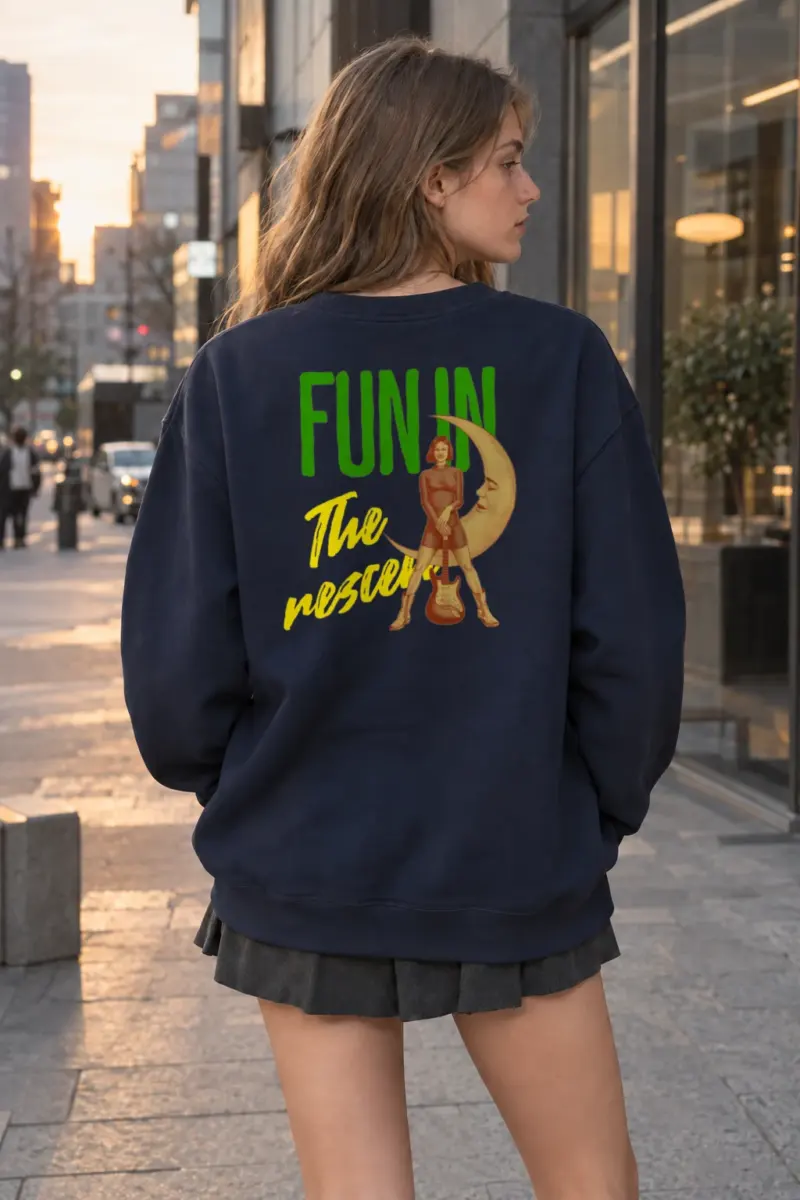 “Funny The Poster” Heavy Blend Unisex Crewneck Sweatshirt | Gildan 18000