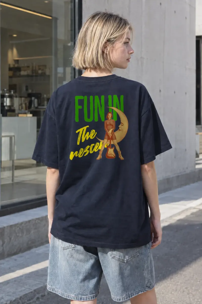 "Funny The Poster" Heavyweight Unisex Crewneck T-shirt | Gildan 5000
