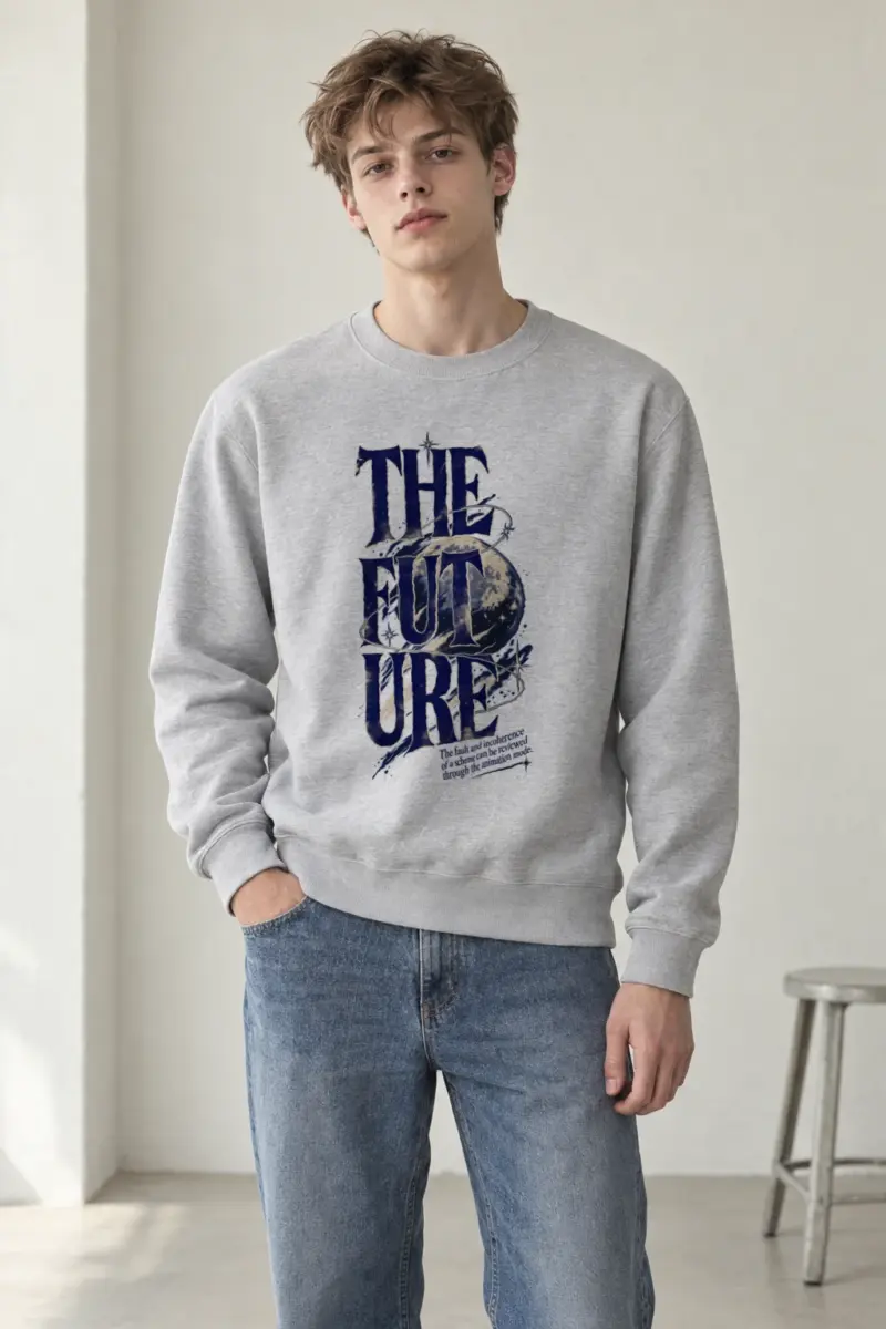 "Future Animation Mode" Heavy Blend Unisex Crewneck Sweatshirt