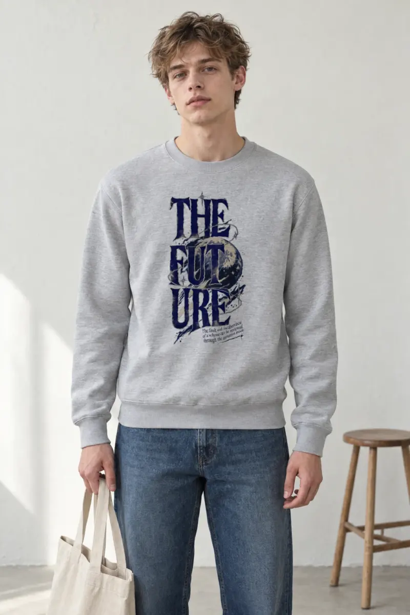 "Future Animation Mode" Heavy Blend Unisex Crewneck Sweatshirt