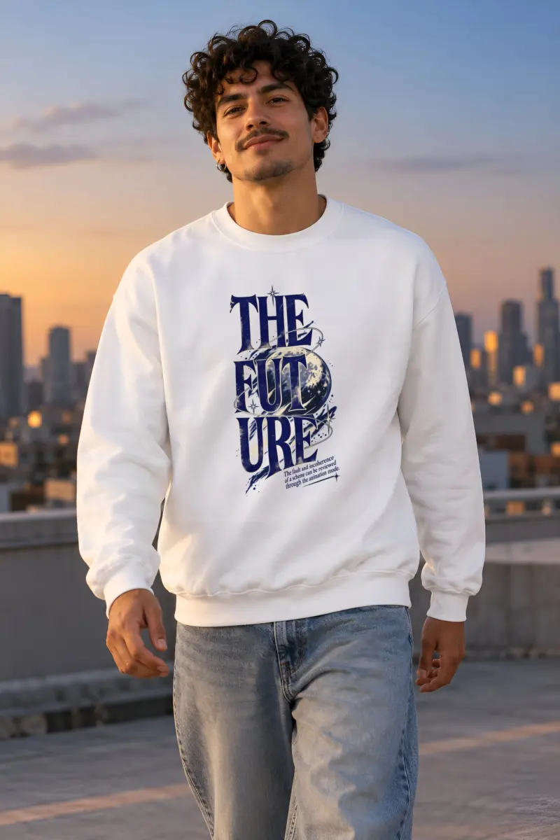"Future Animation Mode" Heavy Blend Unisex Crewneck Sweatshirt