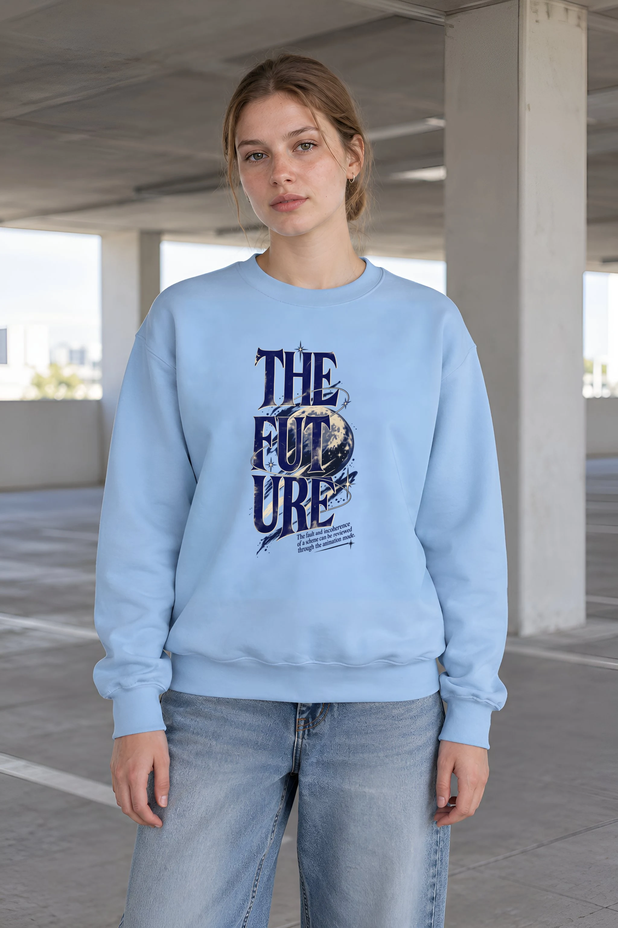 "Future Animation Mode" 1 Crewneck Sweatshirt