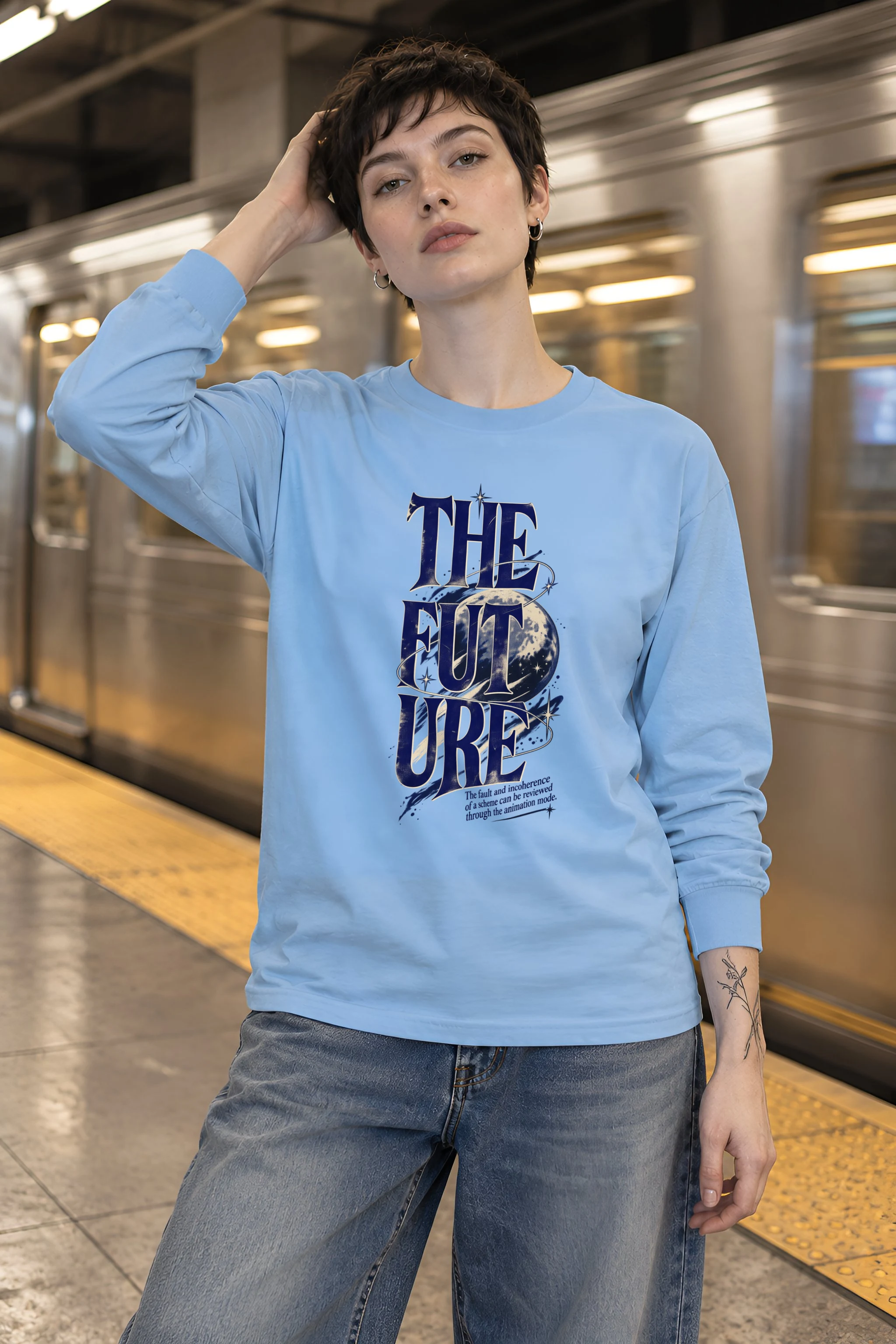 "Future Animation Mode" Unisex Longsleeve T-shirt