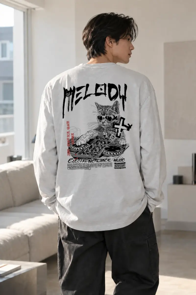"Future Dance Music" Unisex Longsleeve T-shirt | Gildan 2400