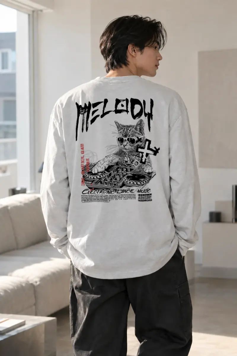 “Future Dance Music” Unisex Longsleeve T-shirt | Gildan 2400