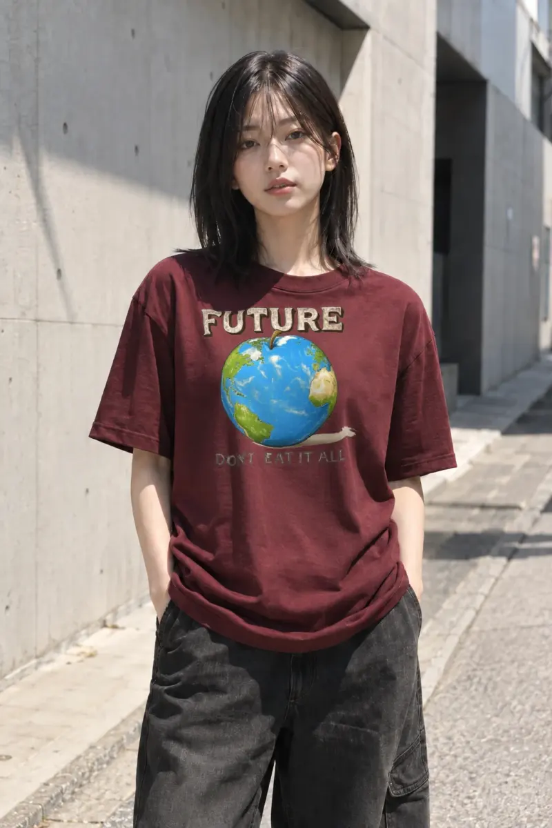 "Future Don't Eat It All" Heavyweight Unisex Crewneck T-shirt | Gildan 5000