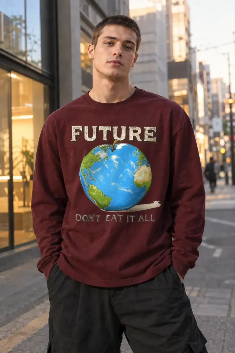 "Future Don’t Eat It All" Unisex Longsleeve T-shirt | Gildan 2400